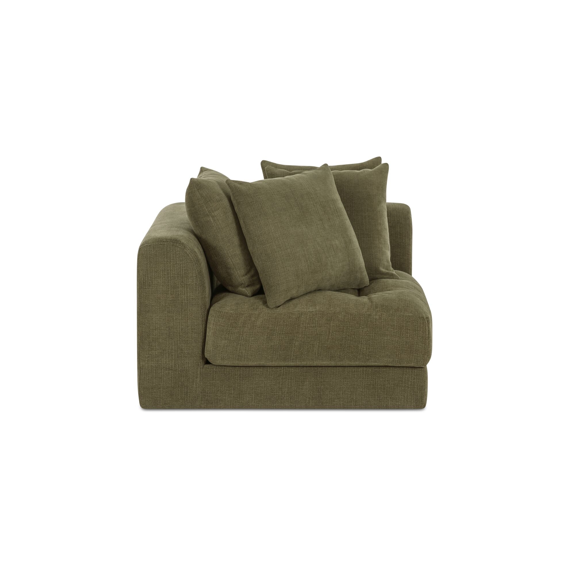 Davie Corner Chair Olive by Moe's Home Collection