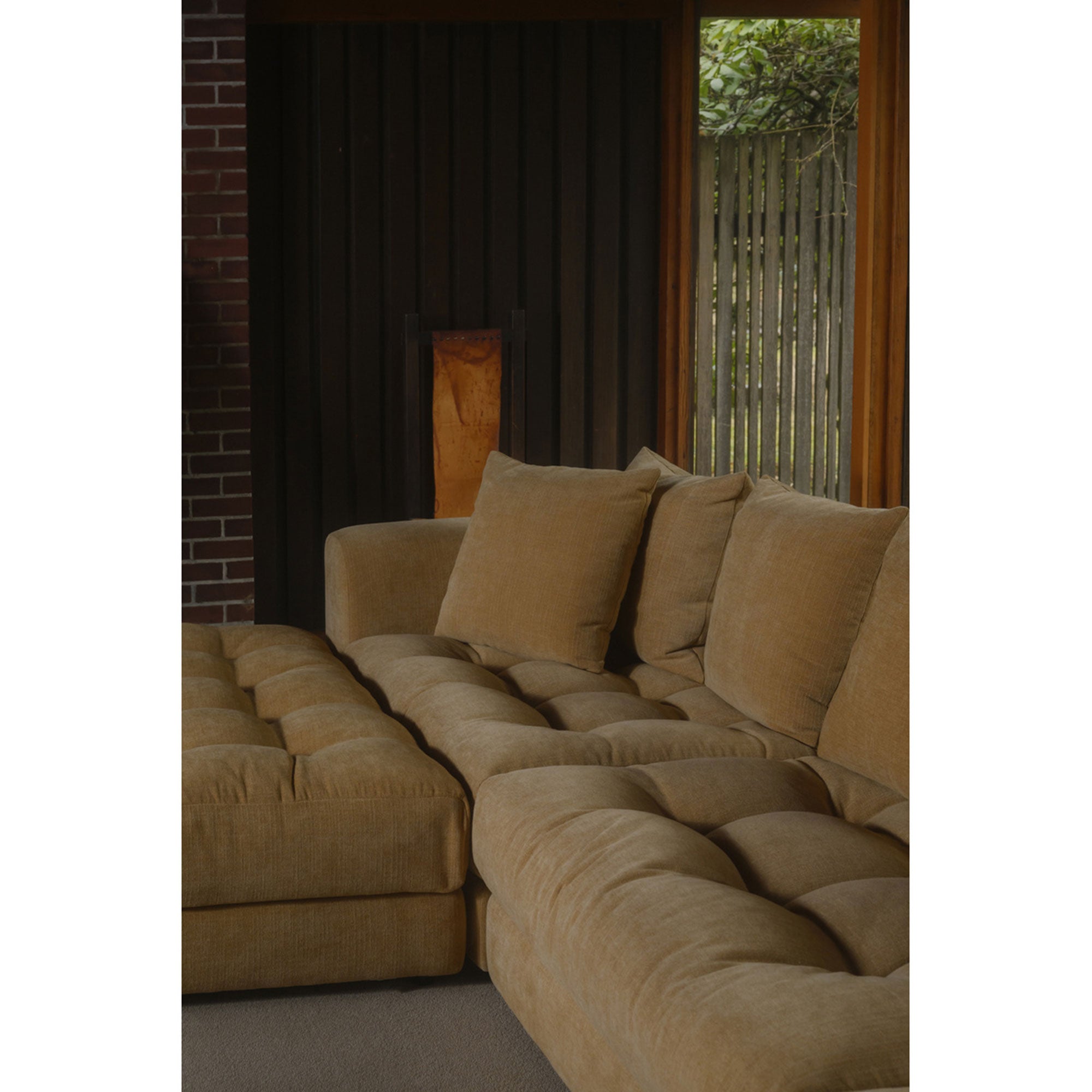 Davie Slipper Chair Golden Yellow by Moe's Home Collection - view 3
