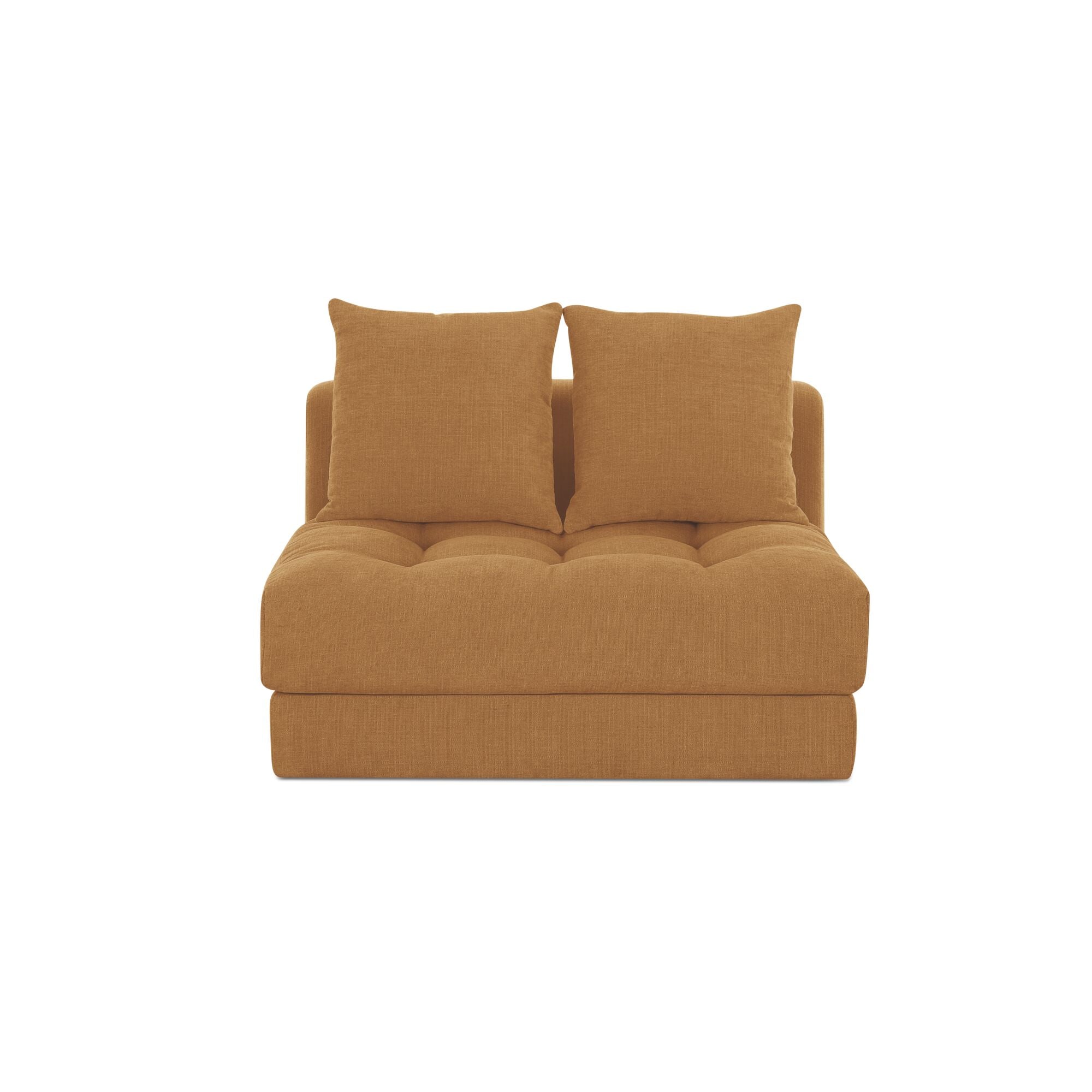 Davie Slipper Chair Golden Yellow by Moe's Home Collection
