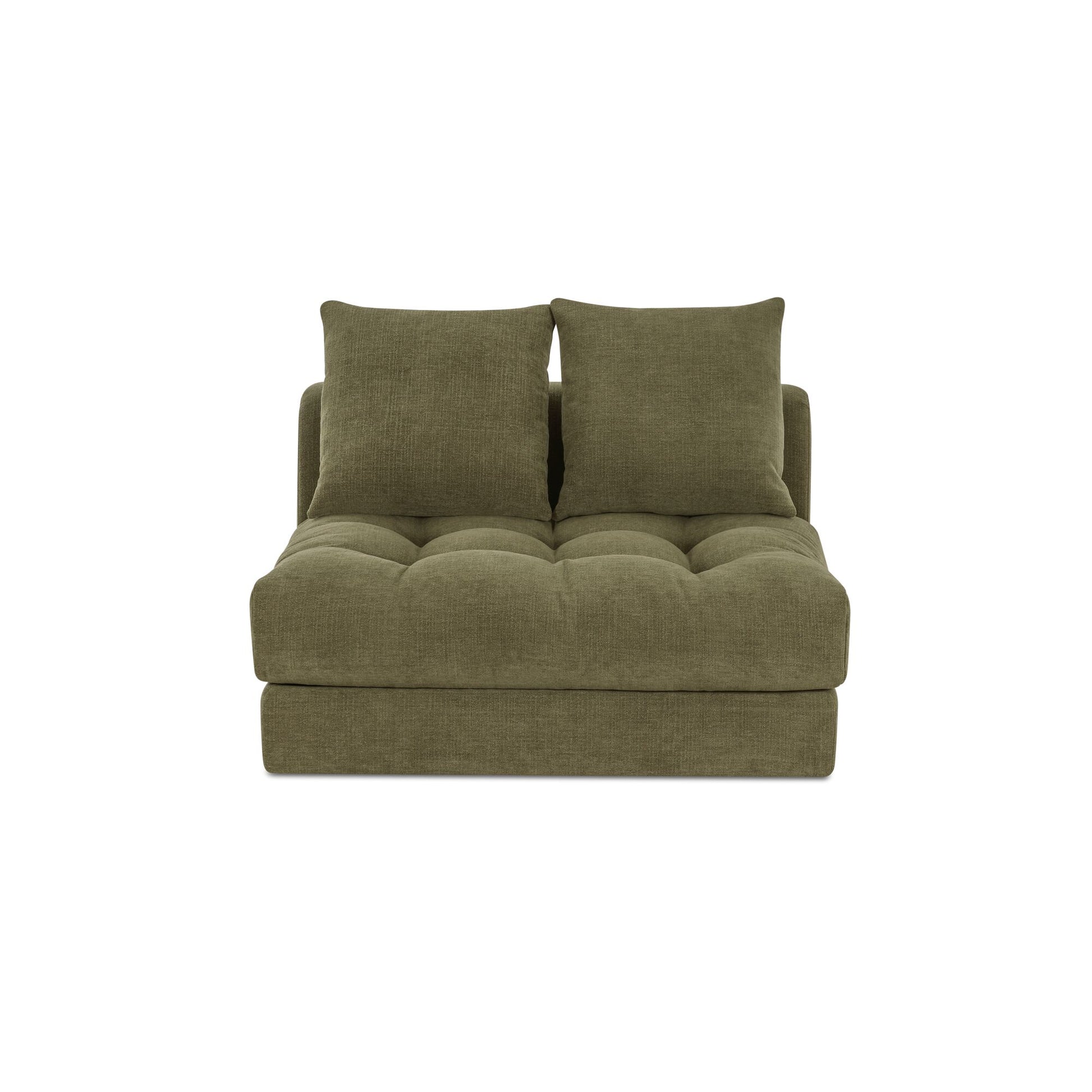 Davie Slipper Chair Olive by Moe's Home Collection
