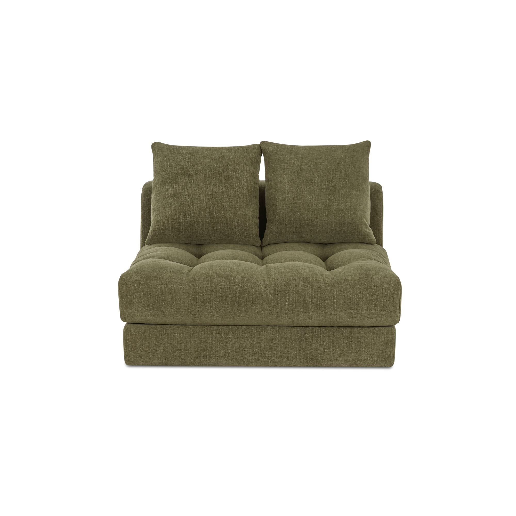 Davie Slipper Chair Olive by Moe's Home Collection