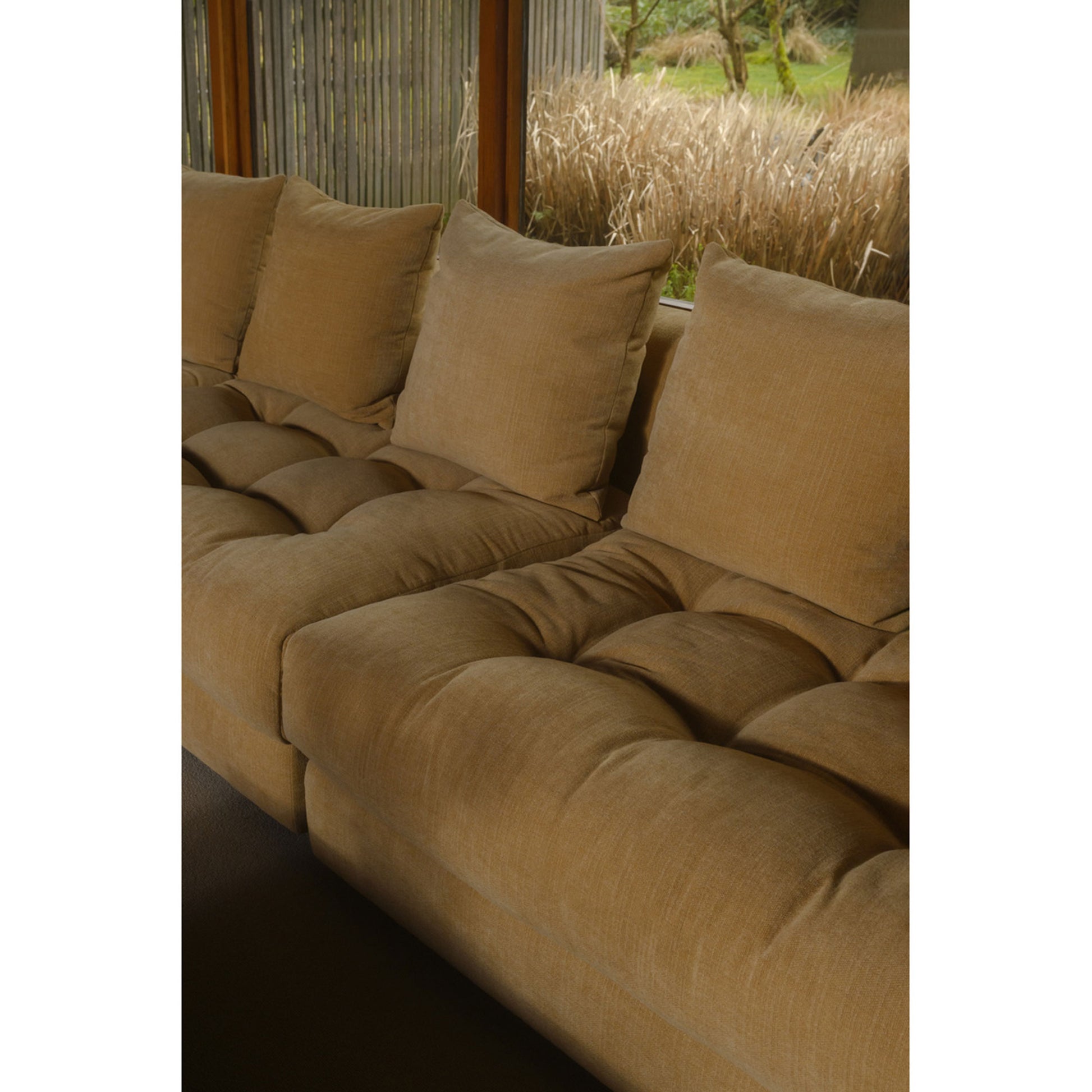 Davie Ottoman Golden Yellow by Moe's Home Collection - view 2
