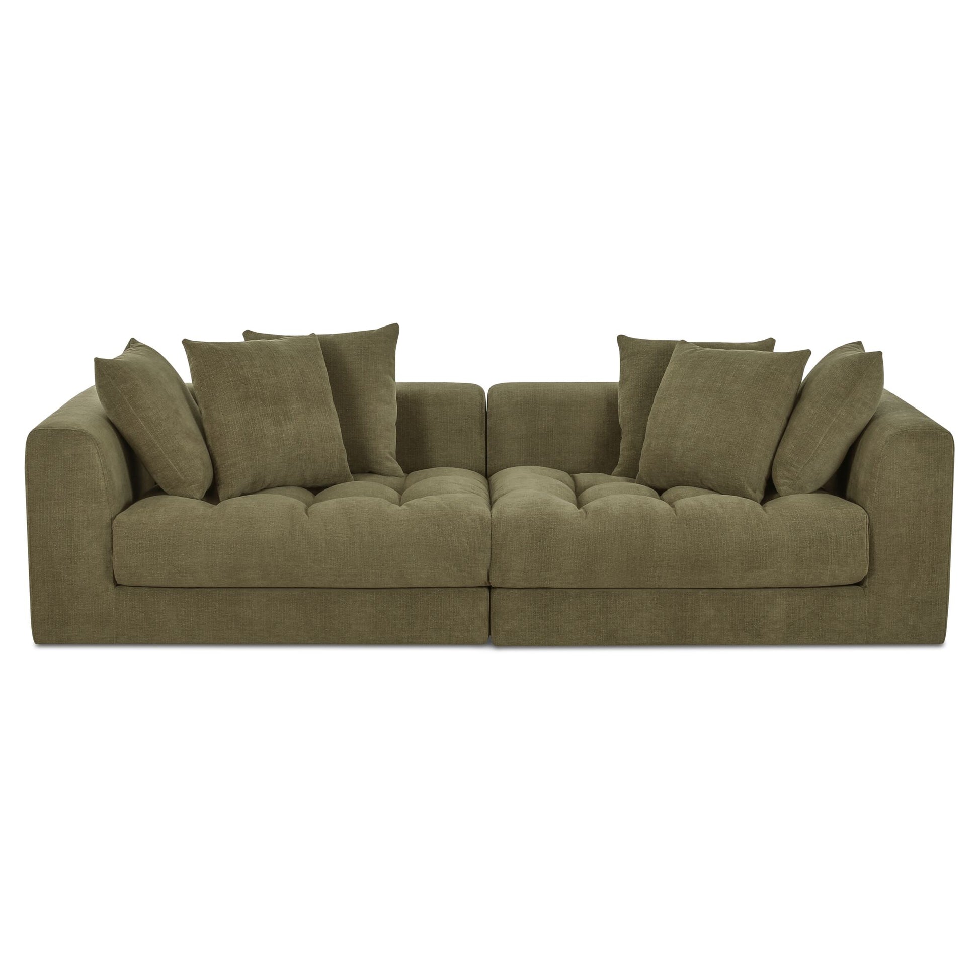 Davie Modular Sofa Olive by Moe's Home Collection
