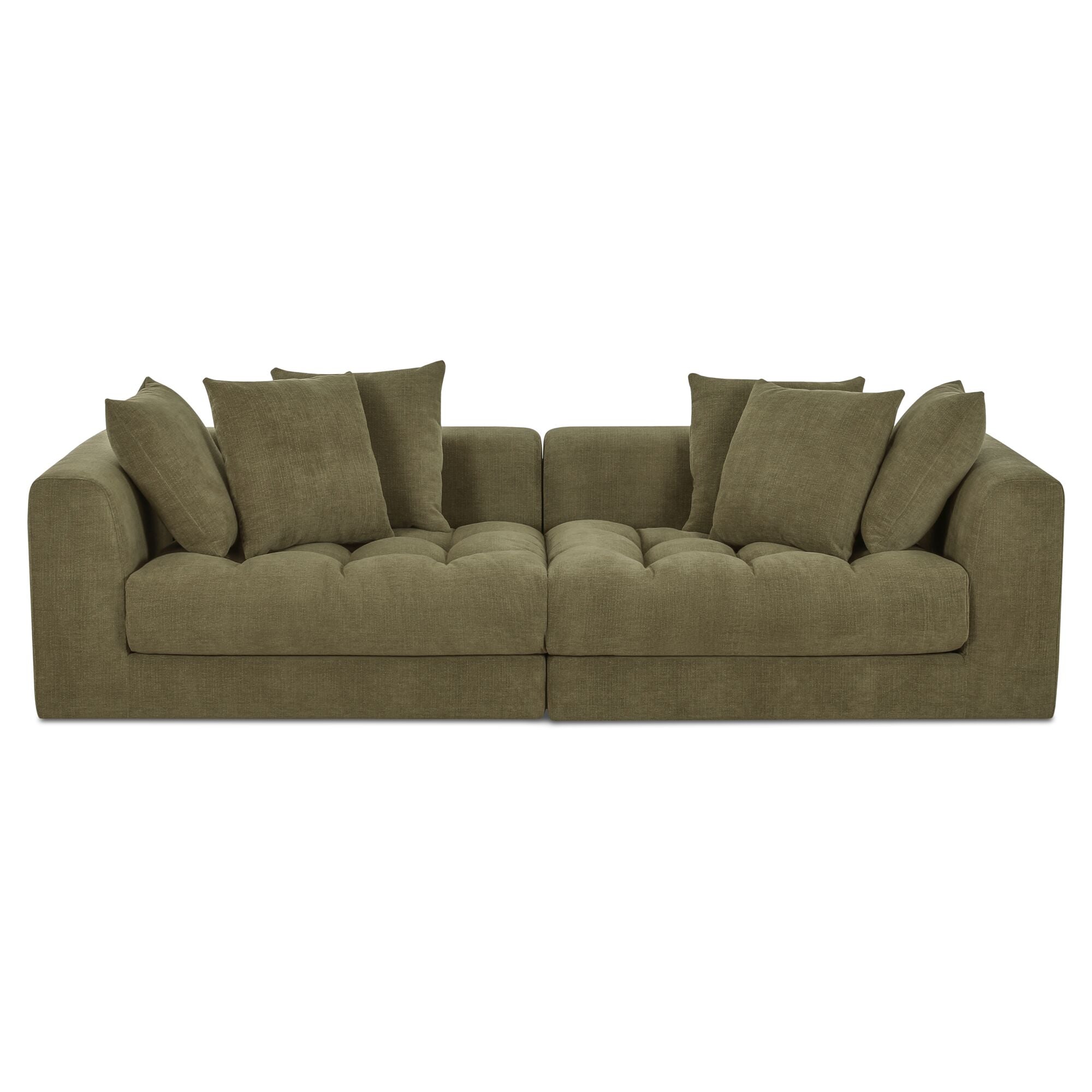 Davie Modular Sofa Olive by Moe's Home Collection