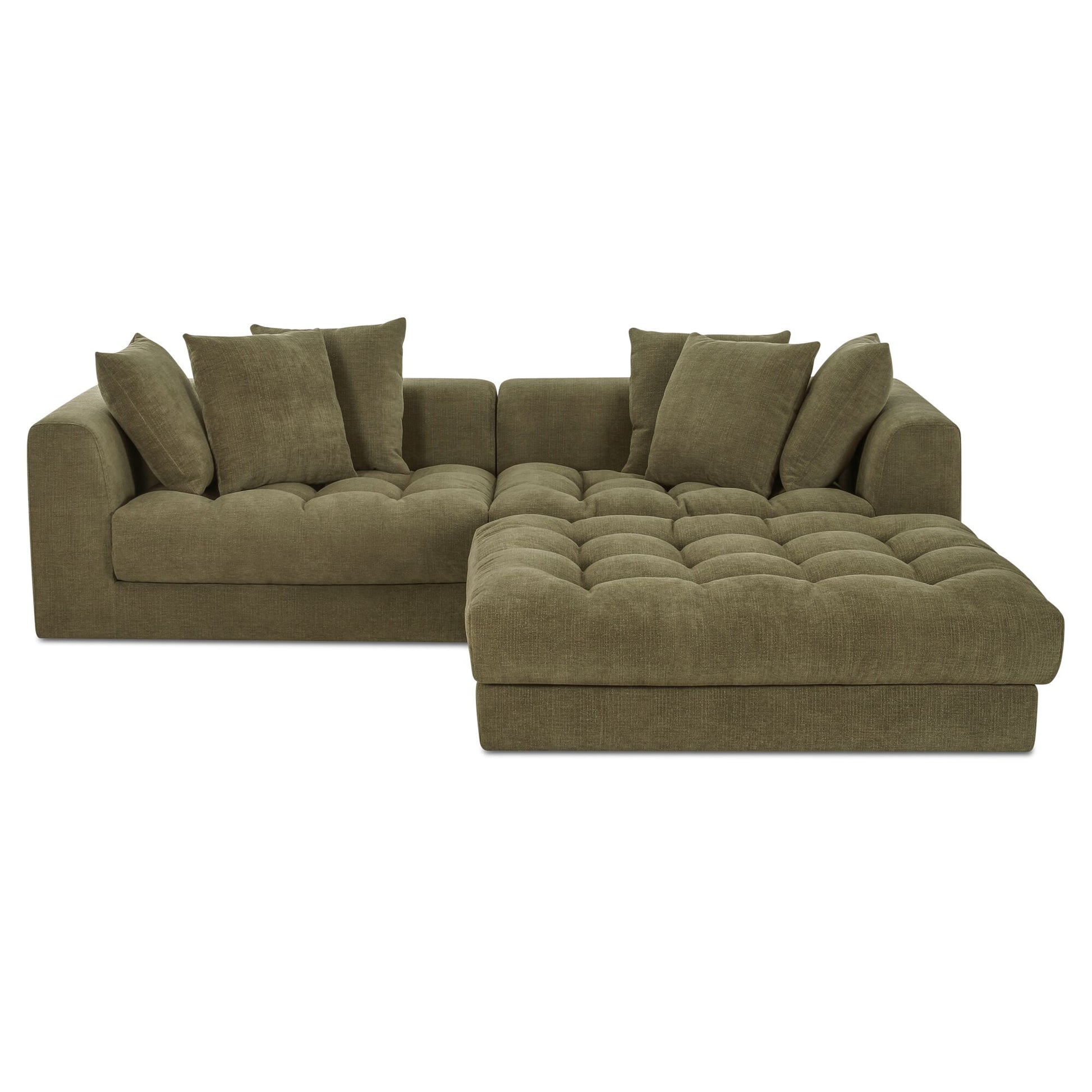 Davie Nook Modular Sectional Olive by Moe's Home Collection
