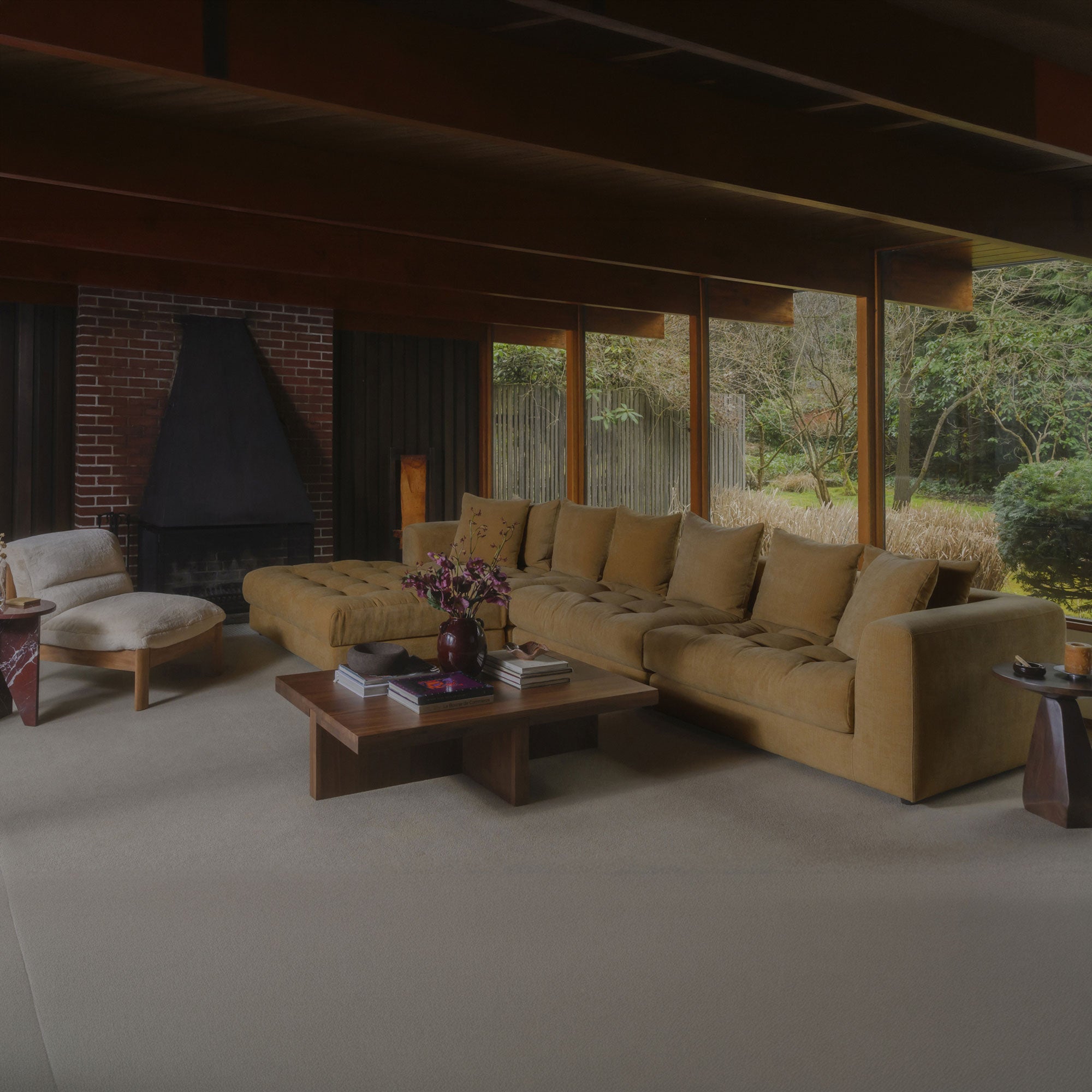 Davie Lounge Modular Sectional Golden Yellow by Moe's Home Collection - view 4