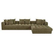 Davie Lounge Modular Sectional Olive by Moe's Home Collection