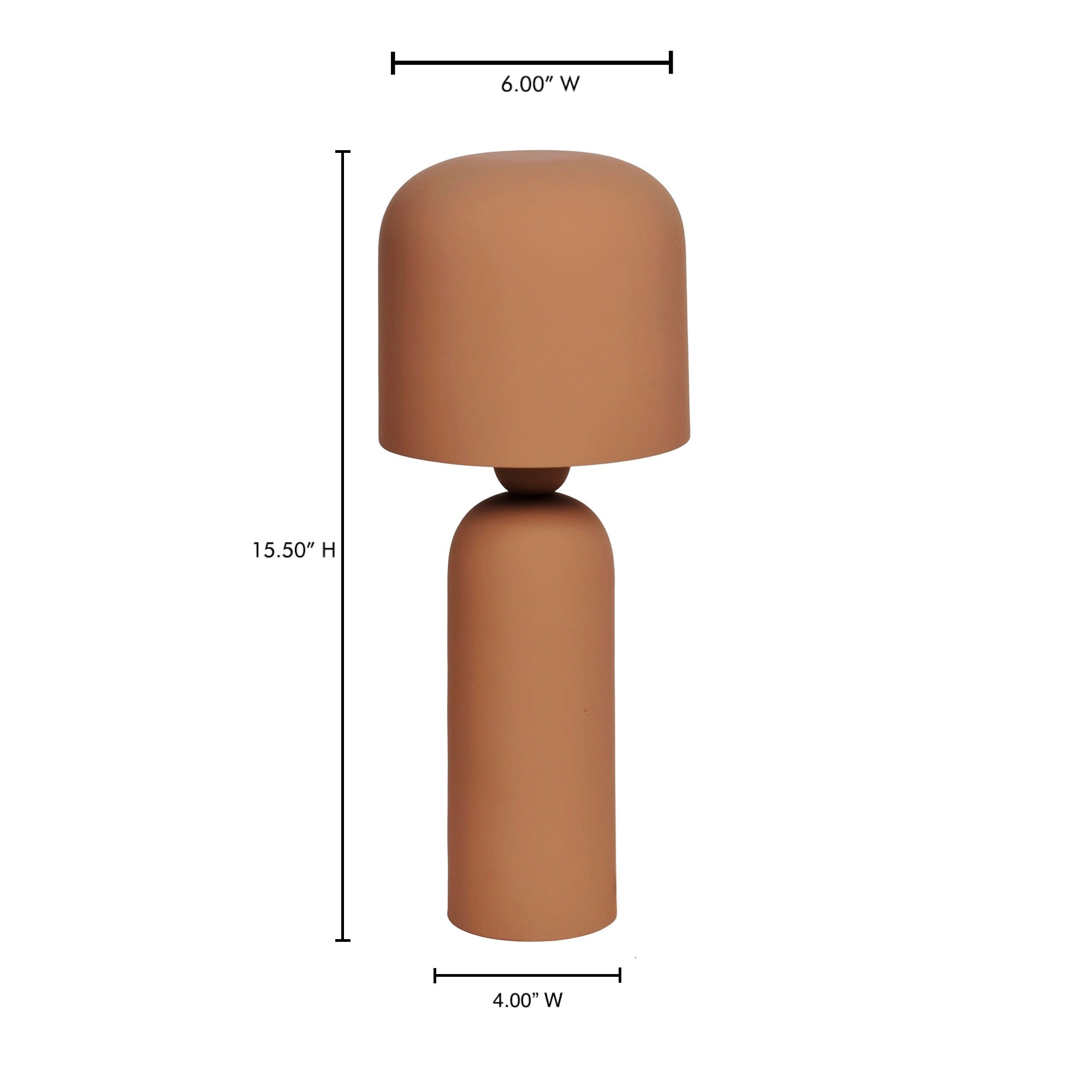 Echo Lamp Terracotta by Moe's Home Collection - view 11