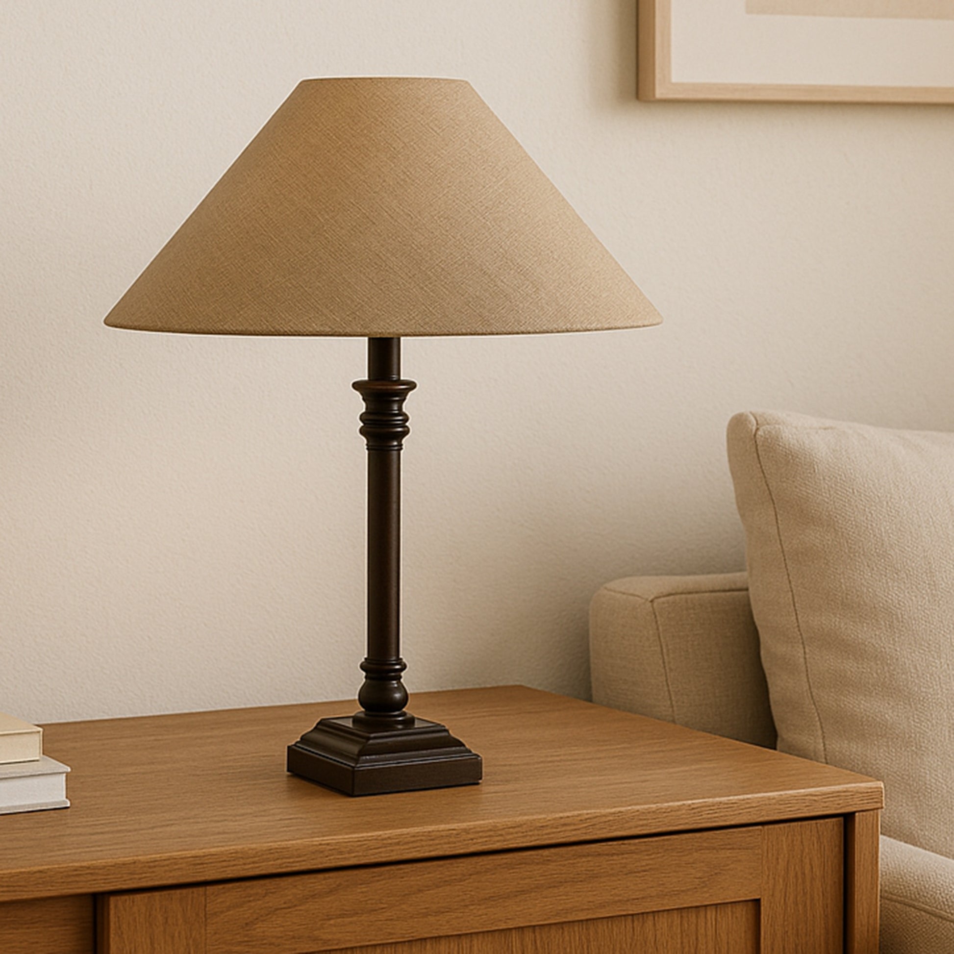 Mayfair Table Lamp Brown by Moe's Home Collection - view 2