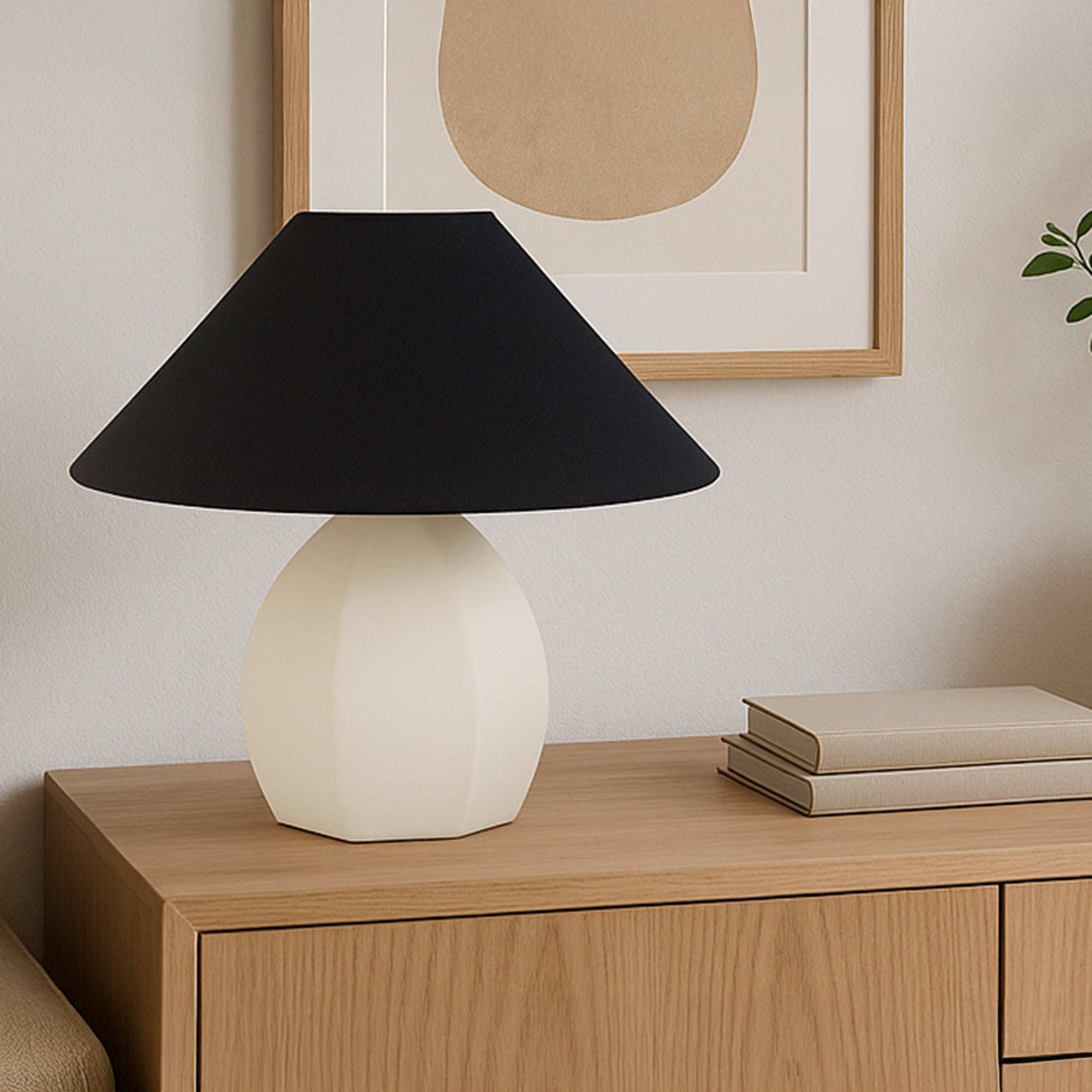 Keeley Table Lamp White by Moe's Home Collection - view 2