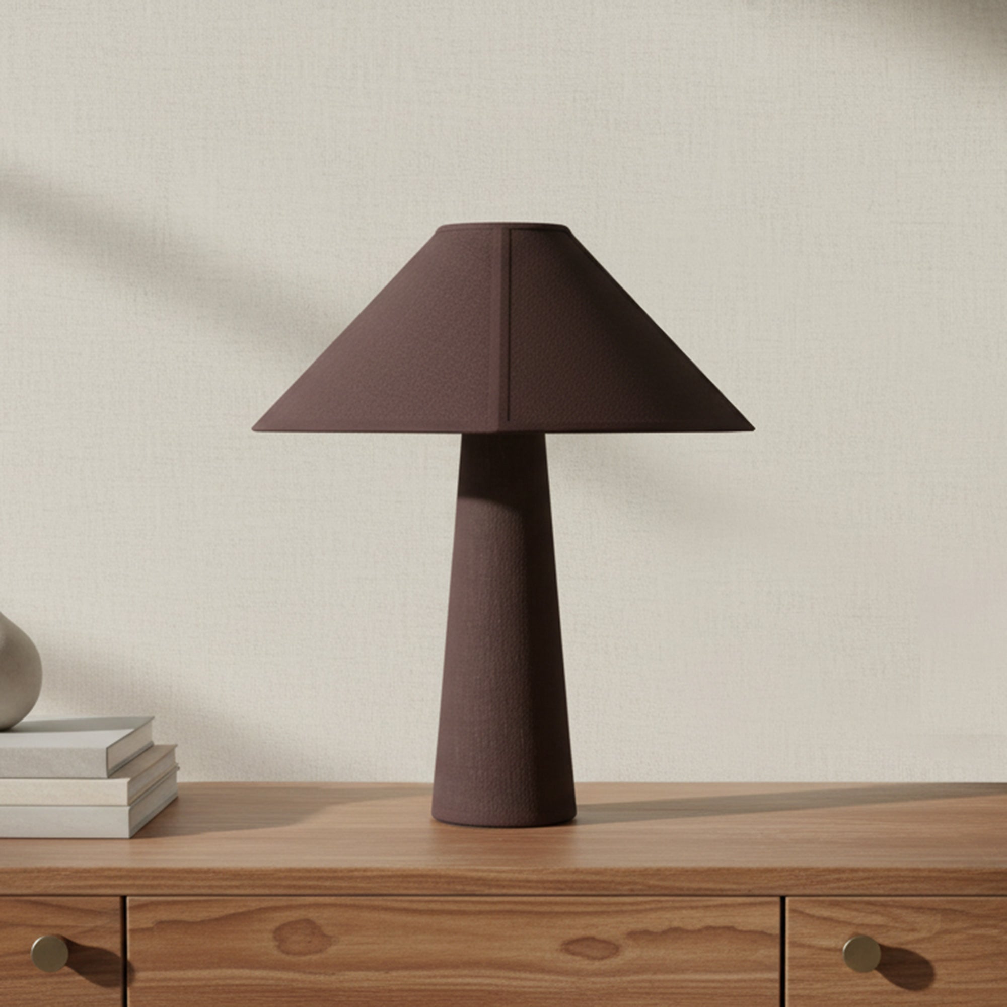 Gigi Table Lamp Dark Brown by Moe's Home Collection - view 2