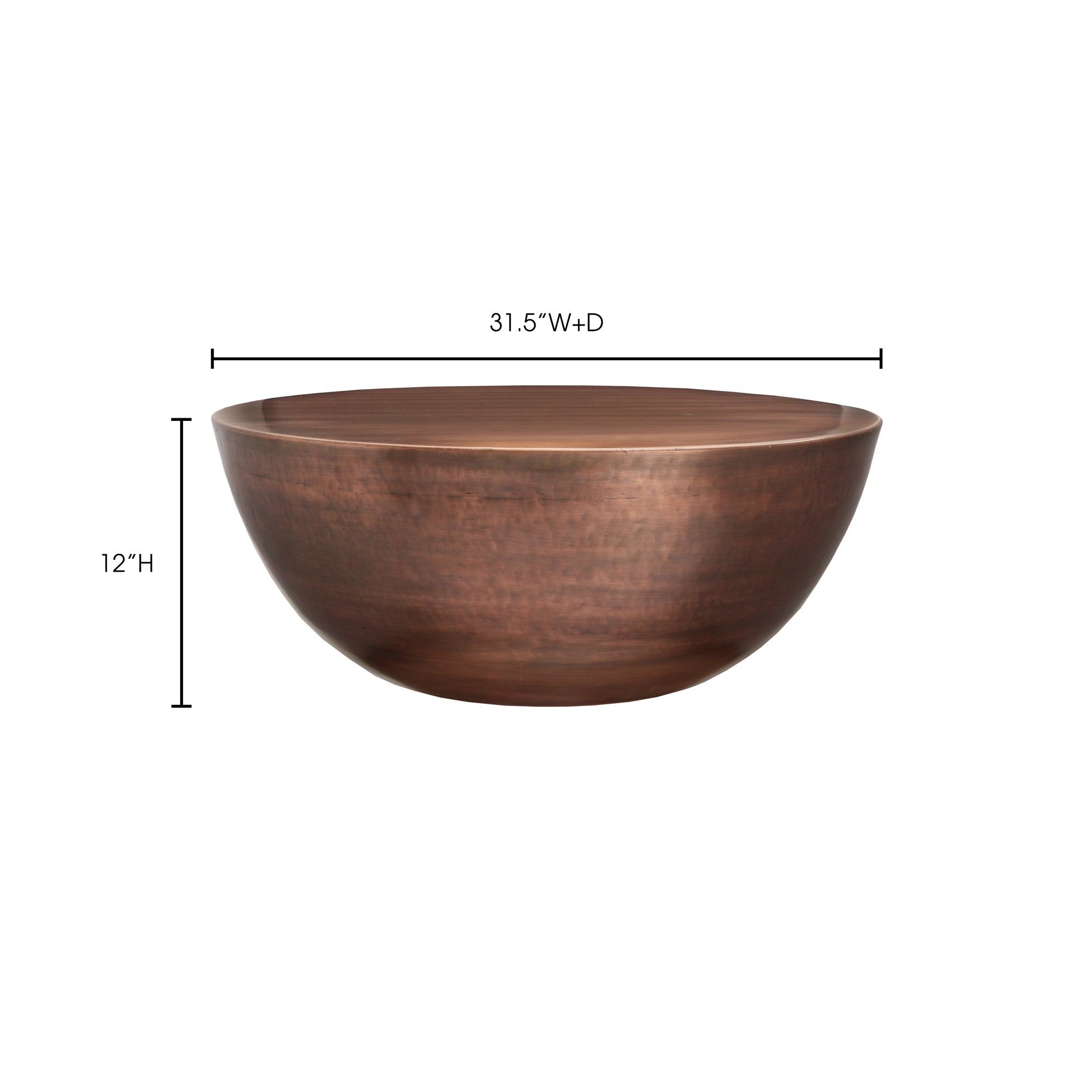 Conga Coffee Table Copper by Moe's Home Collection - view 5