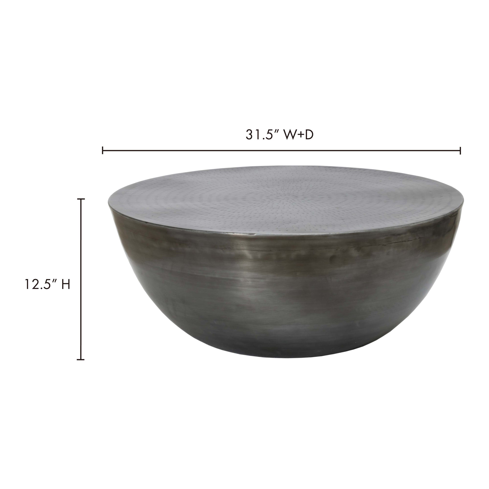 Conga Coffee Table Antique Zinc by Moe's Home Collection - view 6