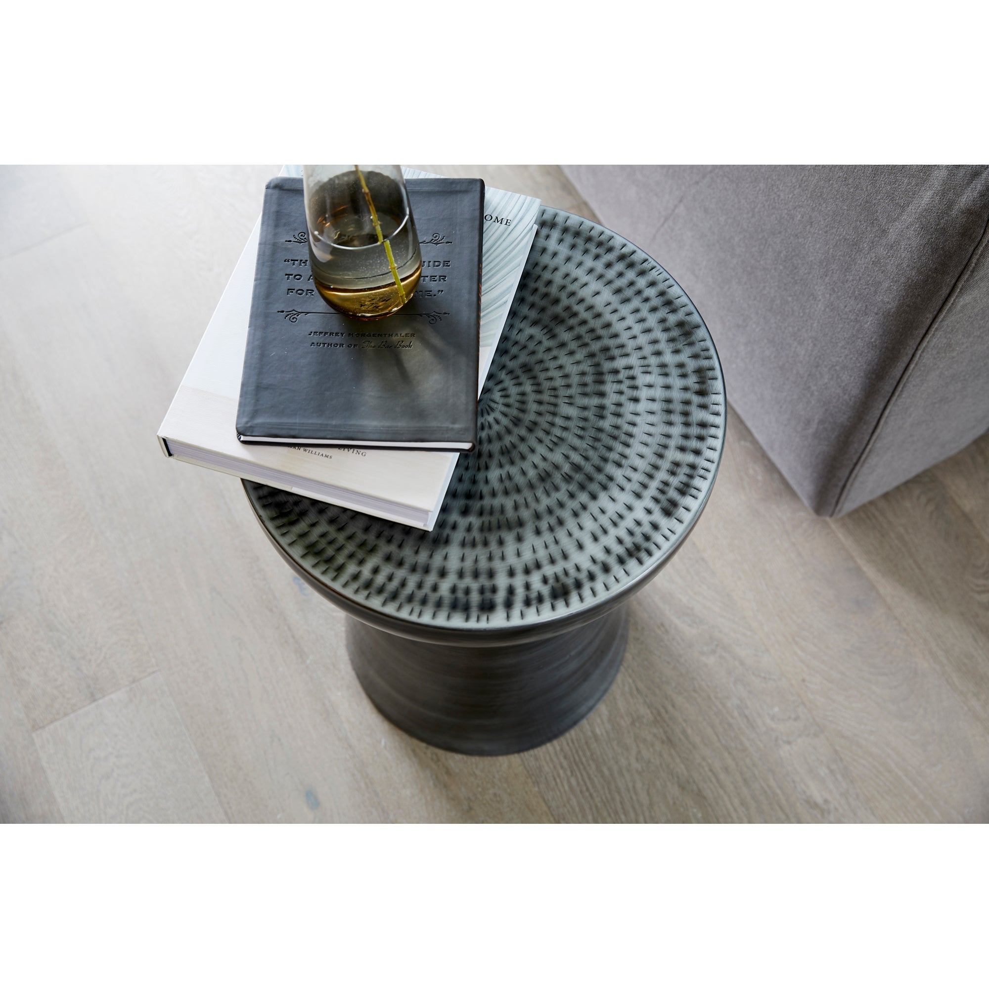 Arthur Accent Table Antique Nickel by Moe's Home Collection - view 2