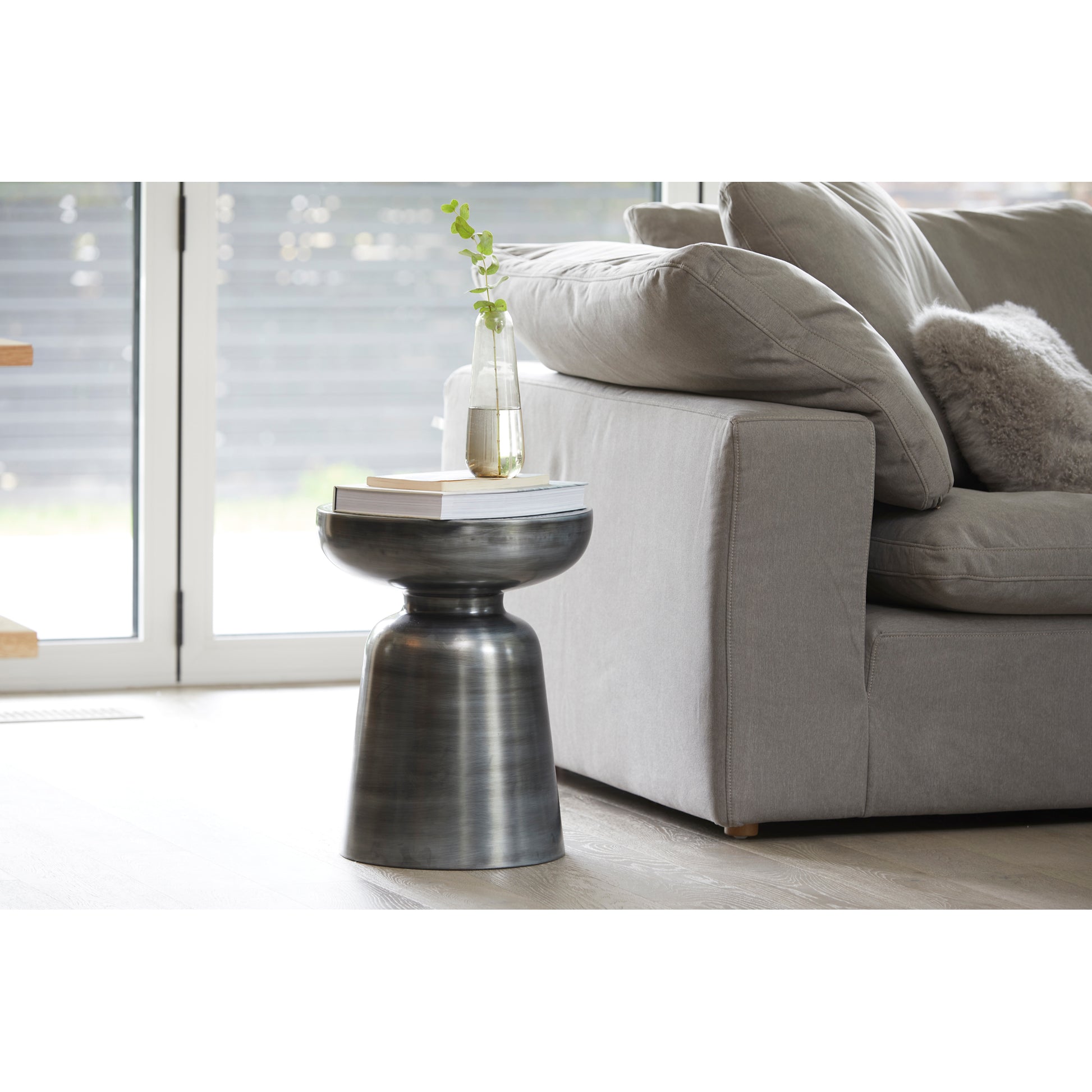 Arthur Accent Table Antique Nickel by Moe's Home Collection - view 3