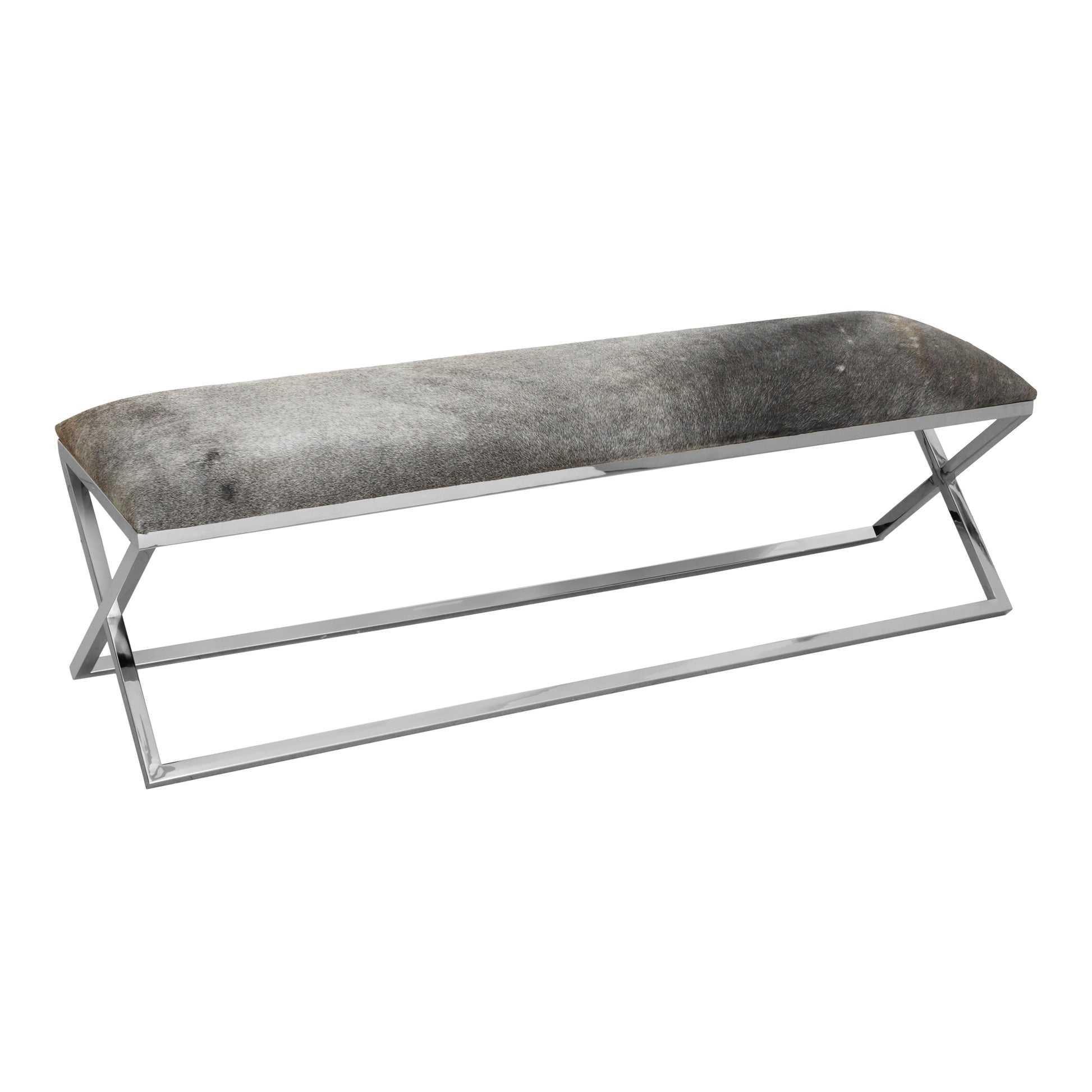 Rossi Bench Grey by Moe's Home Collection - view 2
