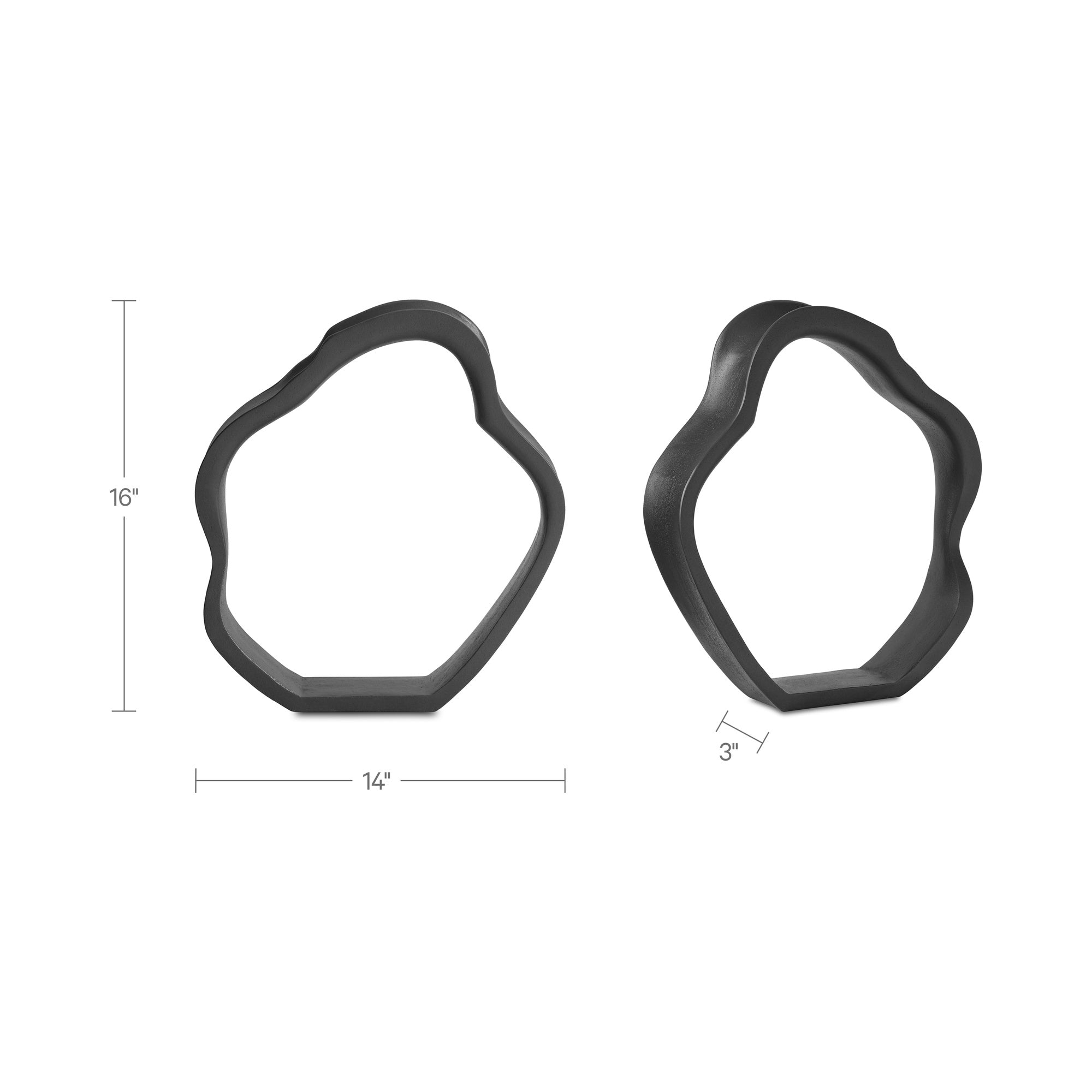 Eminence Tabletop Sculpture Black by Moe's Home Collection - view 3