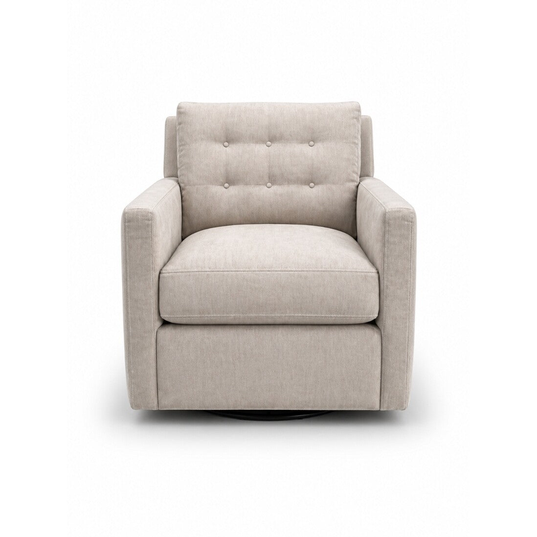 Oxford Swivel Chair in Lambert Fog
