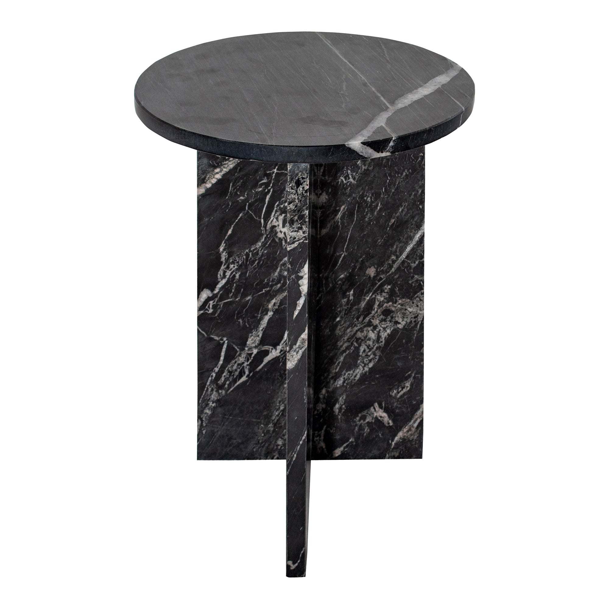 Grace Accent Table Black Marble by Moe's Home Collection