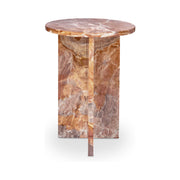 Grace Accent Table Orange Levante Marble by Moe's Home Collection