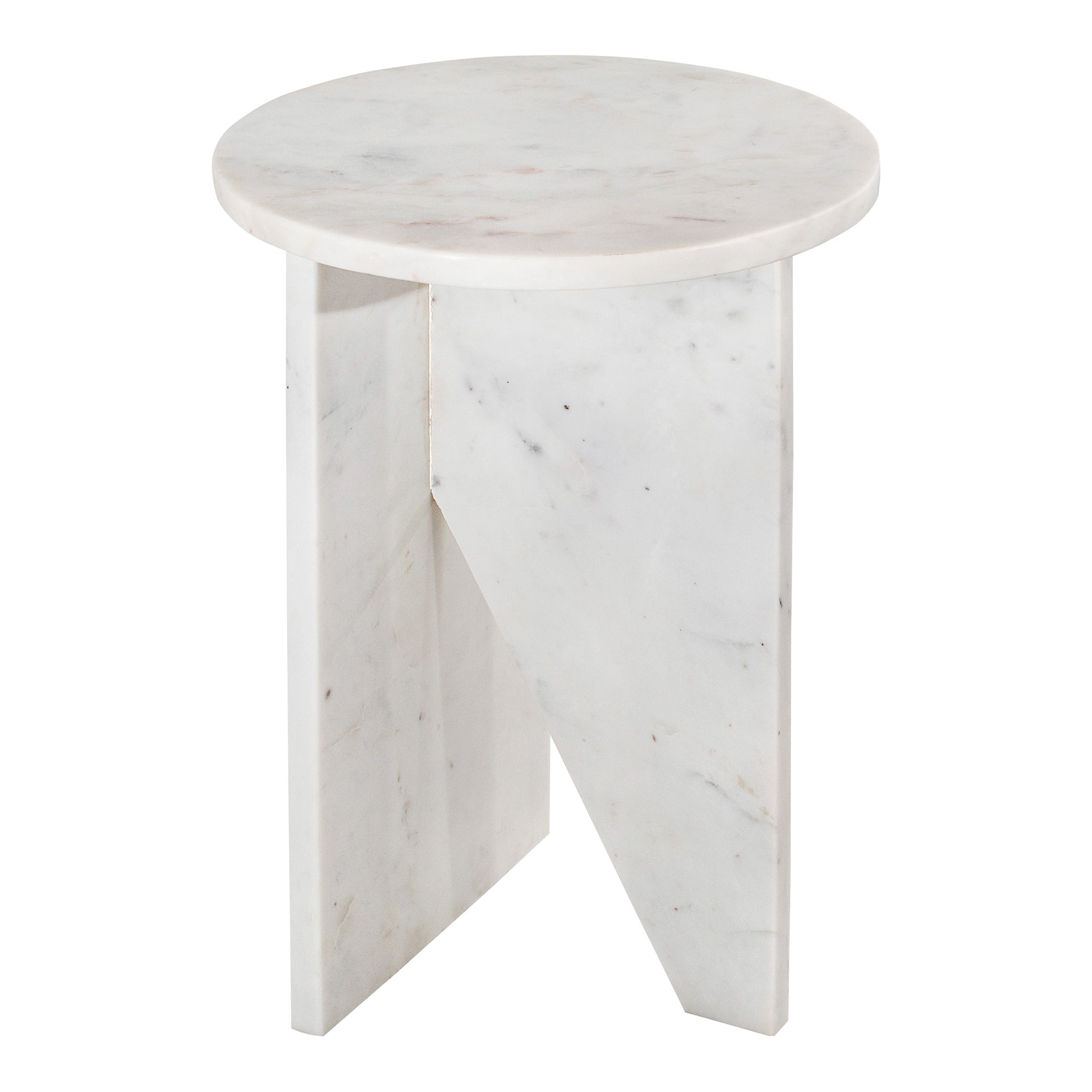 Grace Accent Table White Marble by Moe's Home Collection - view 3
