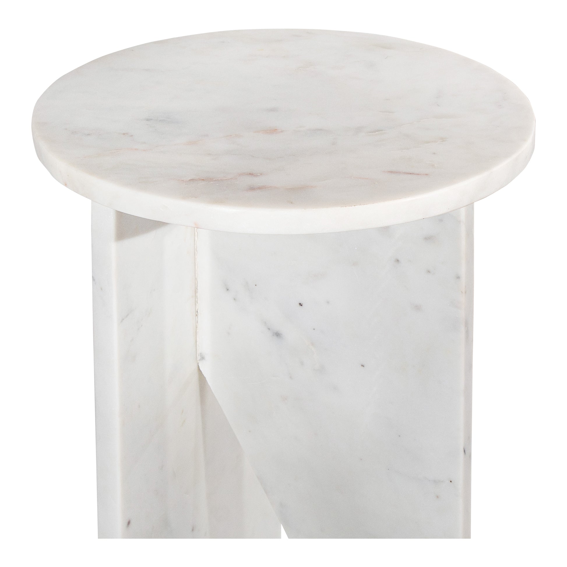 Grace Accent Table White Marble by Moe's Home Collection - view 5