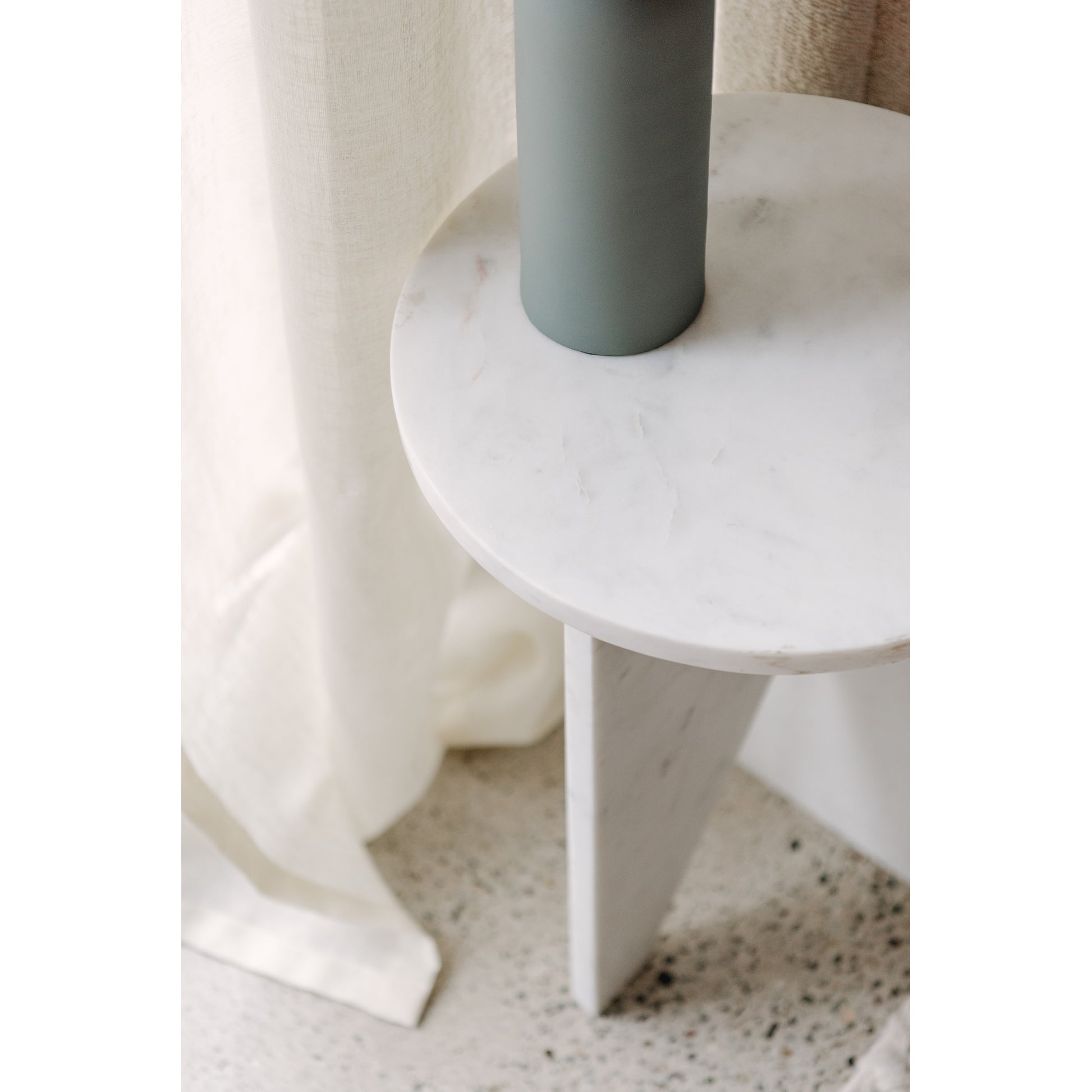 Grace Accent Table White Marble by Moe's Home Collection - view 7