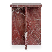 Blair Accent Table Rosso Levanto Marble by Moe's Home Collection