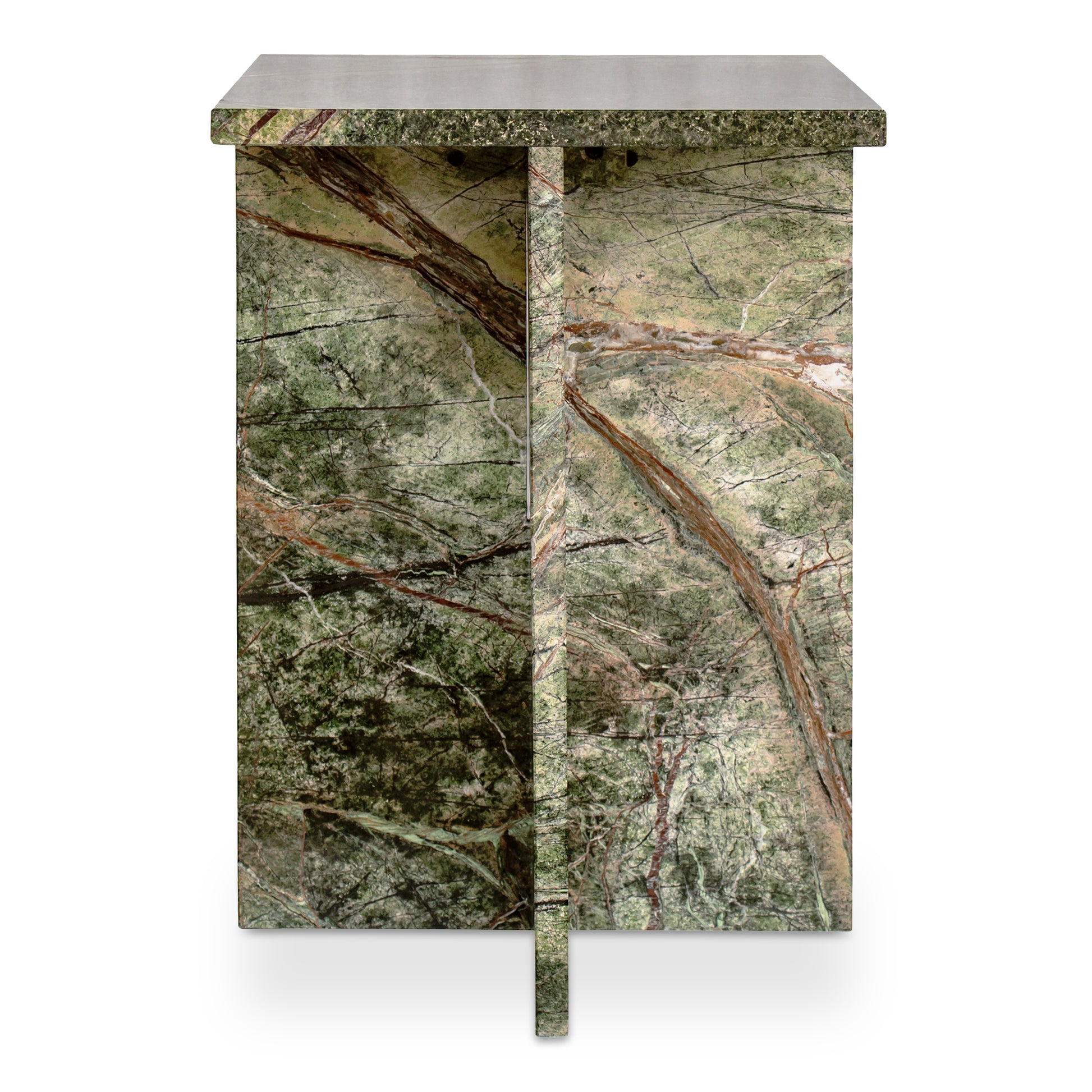Blair Accent Table Rainforest Green Marble by Moe's Home Collection