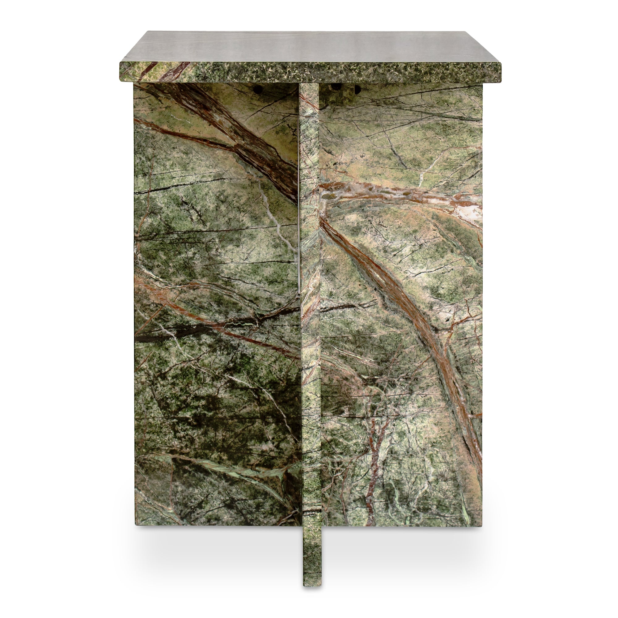 Blair Accent Table Rainforest Green Marble by Moe's Home Collection