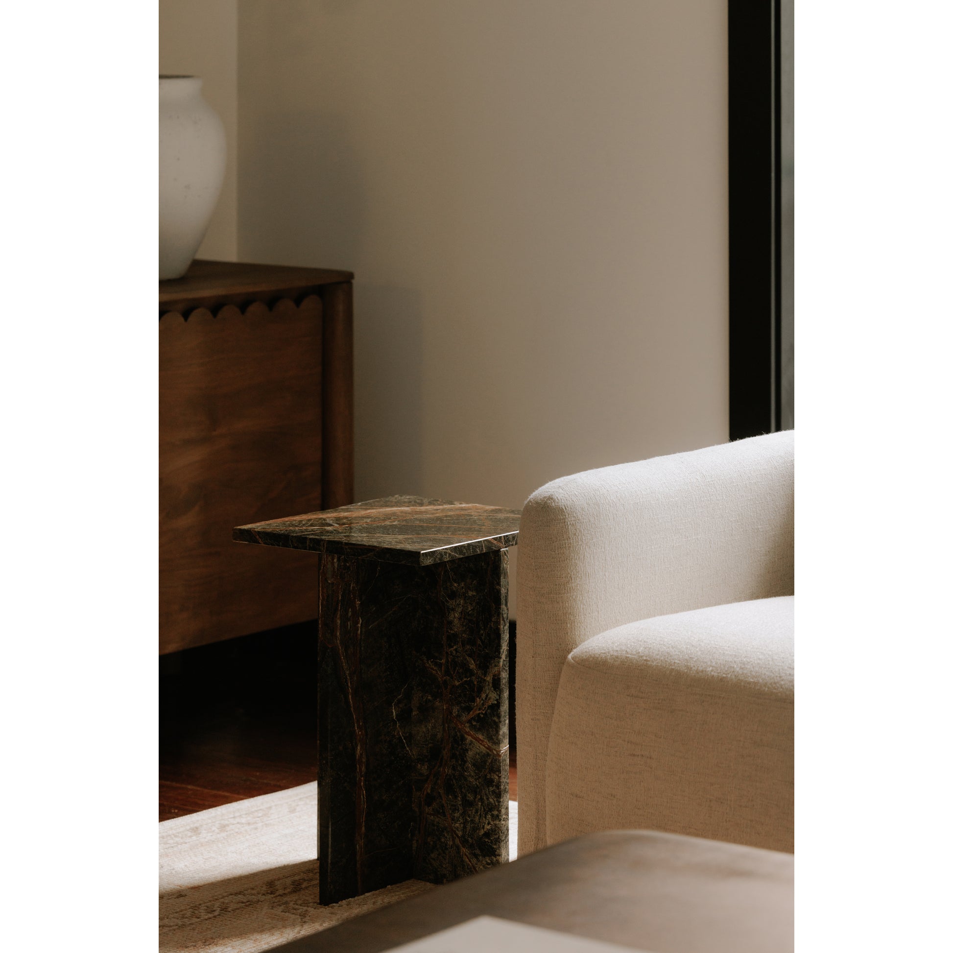 Blair Accent Table Rainforest Green Marble by Moe's Home Collection - view 3