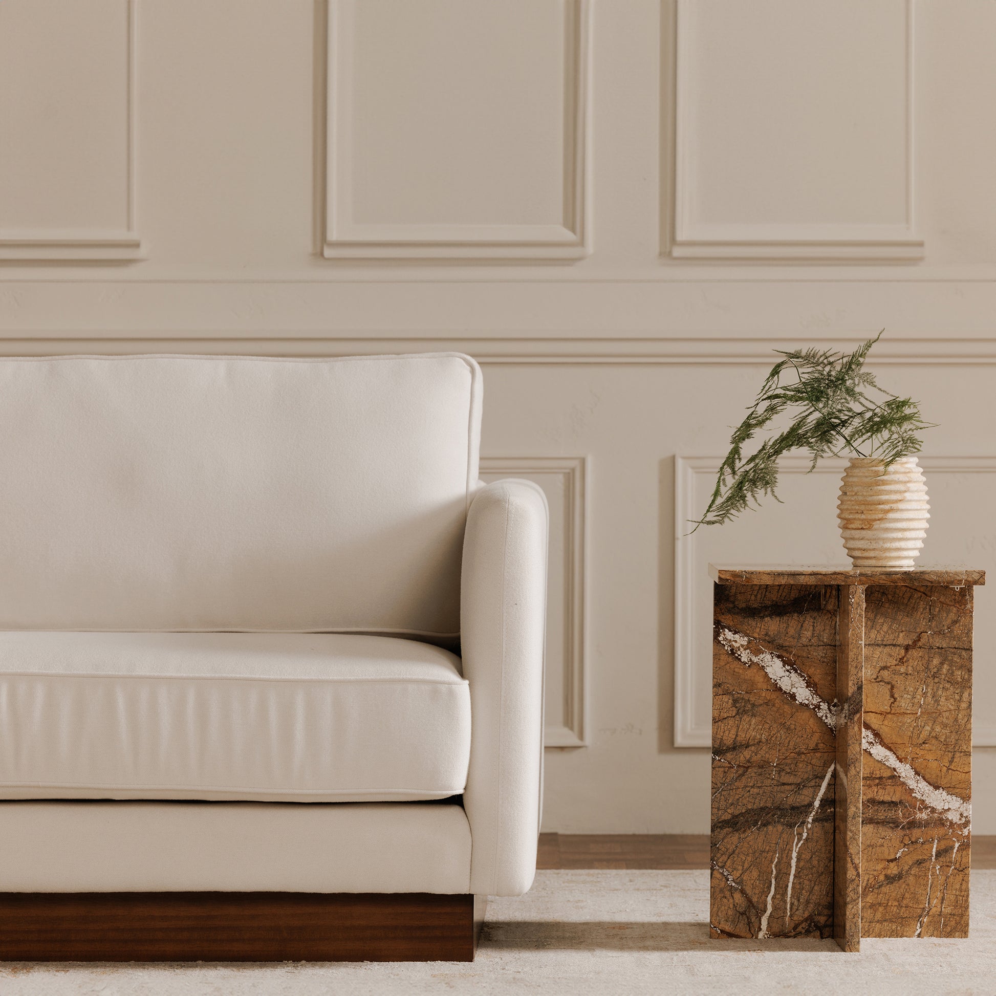 Blair Accent Table Golden Forest Marble by Moe's Home Collection - view 4