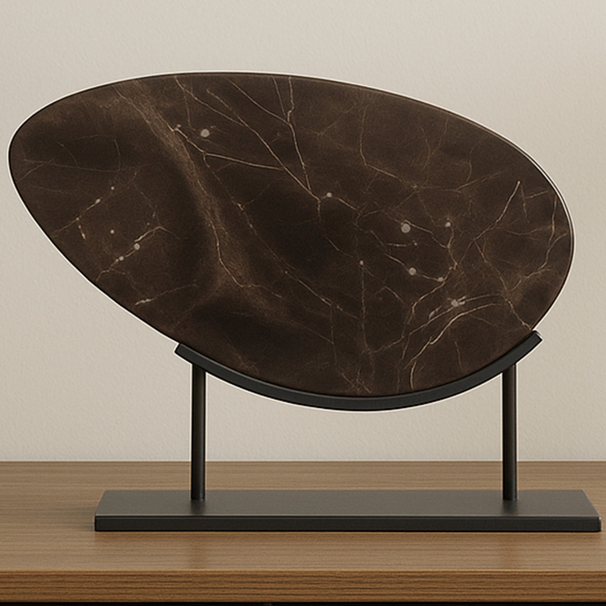 Galen Sculpture Saint Laurent Brown Marble by Moe's Home Collection - view 2