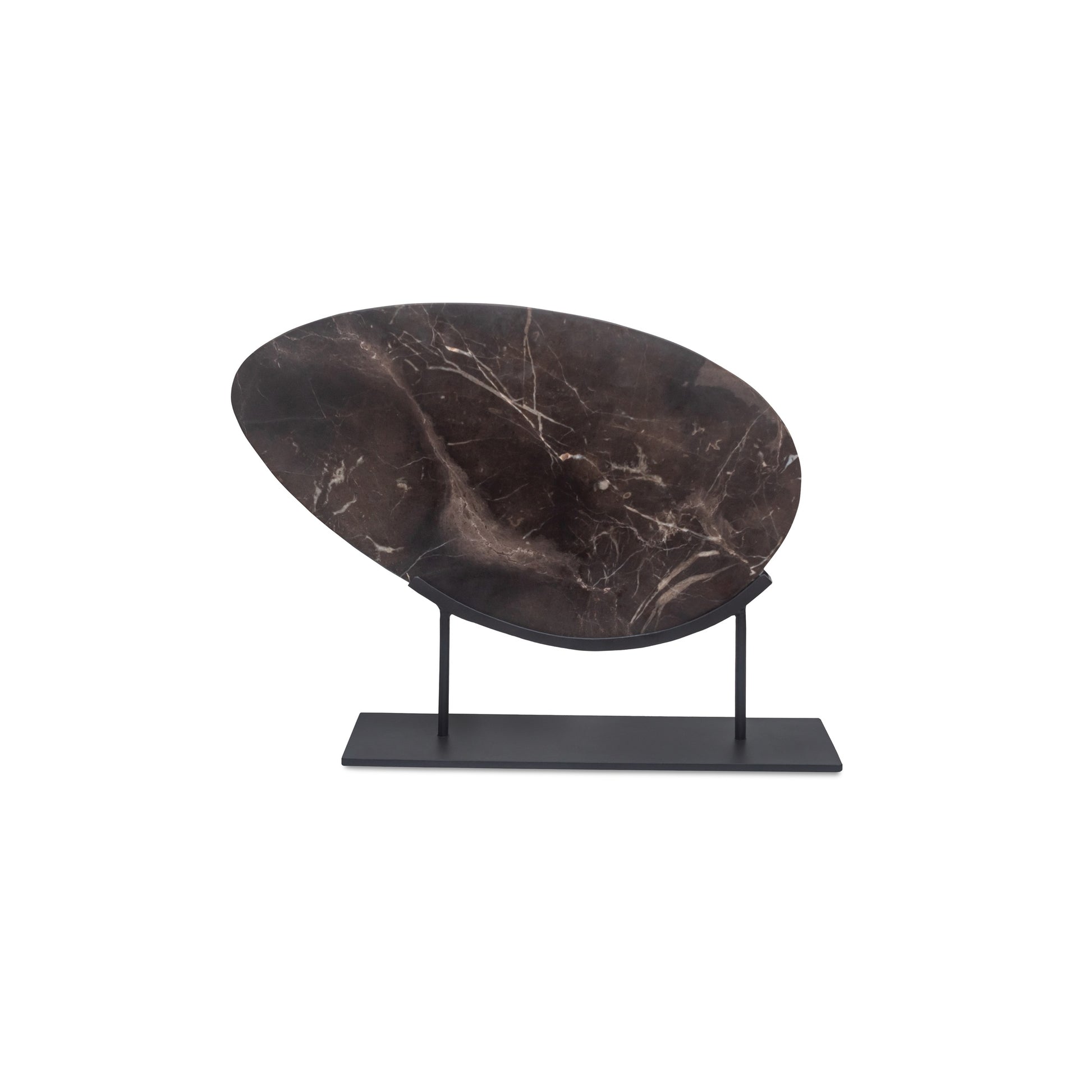 Galen Sculpture Saint Laurent Brown Marble by Moe's Home Collection