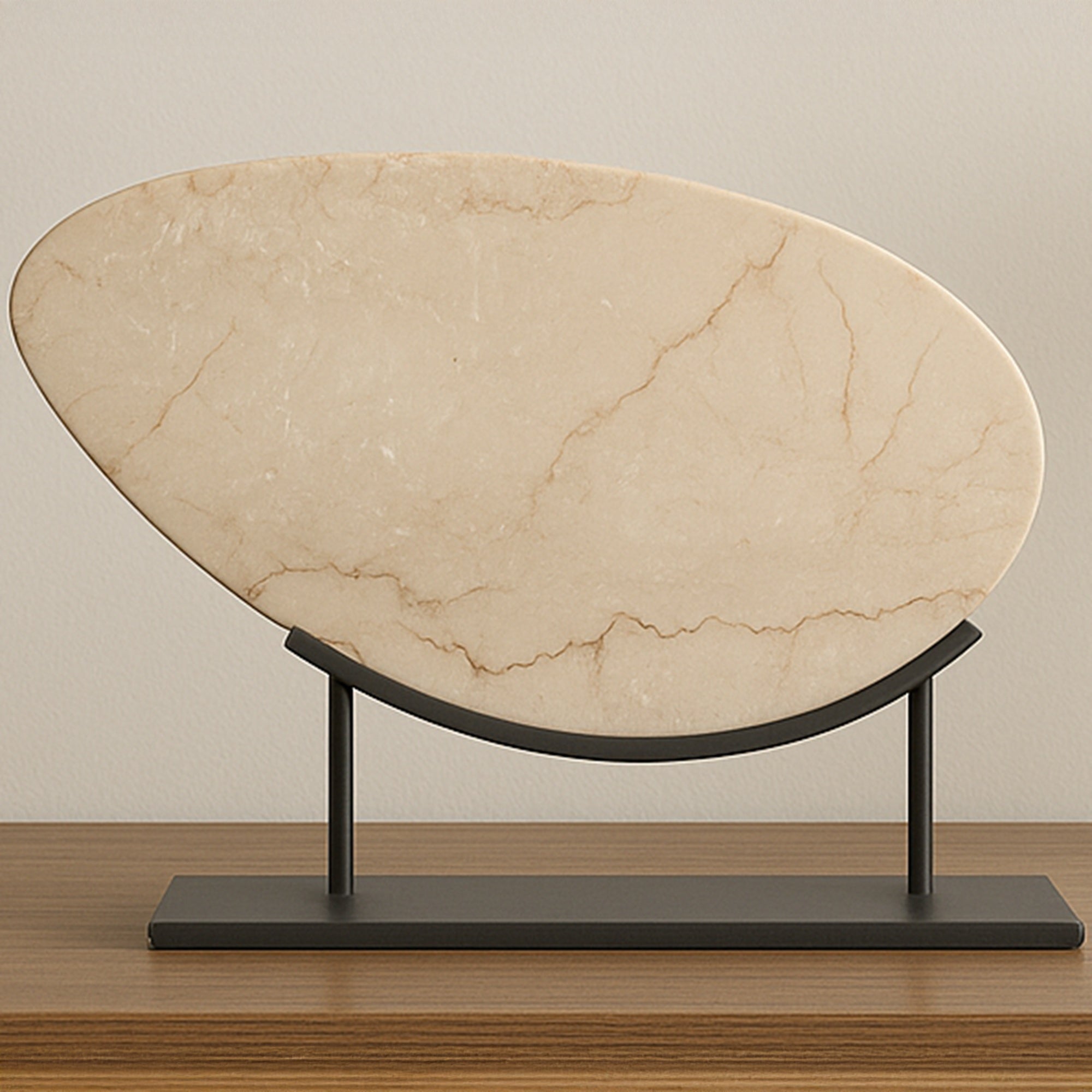 Galen Sculpture Botticino Beige Marble by Moe's Home Collection - view 2