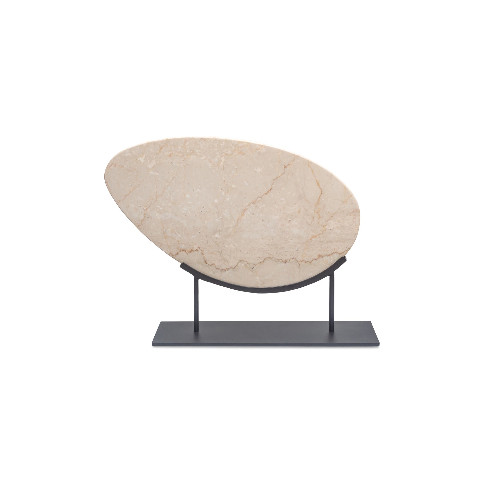 Galen Sculpture Botticino Beige Marble by Moe's Home Collection