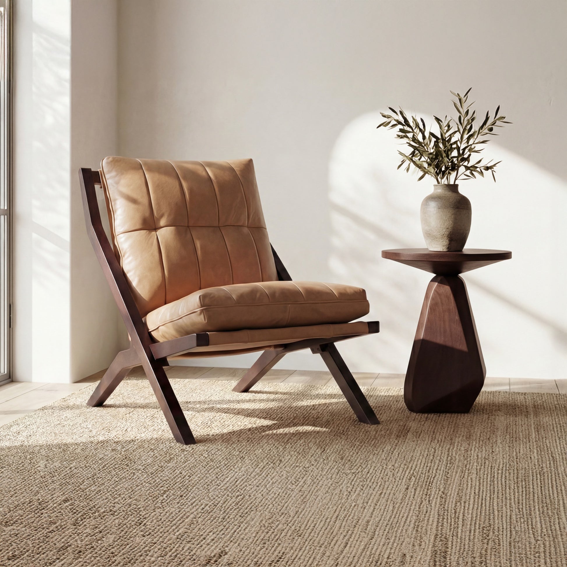 Harley Side Table Dark Brown by Moe's Home Collection - view 2