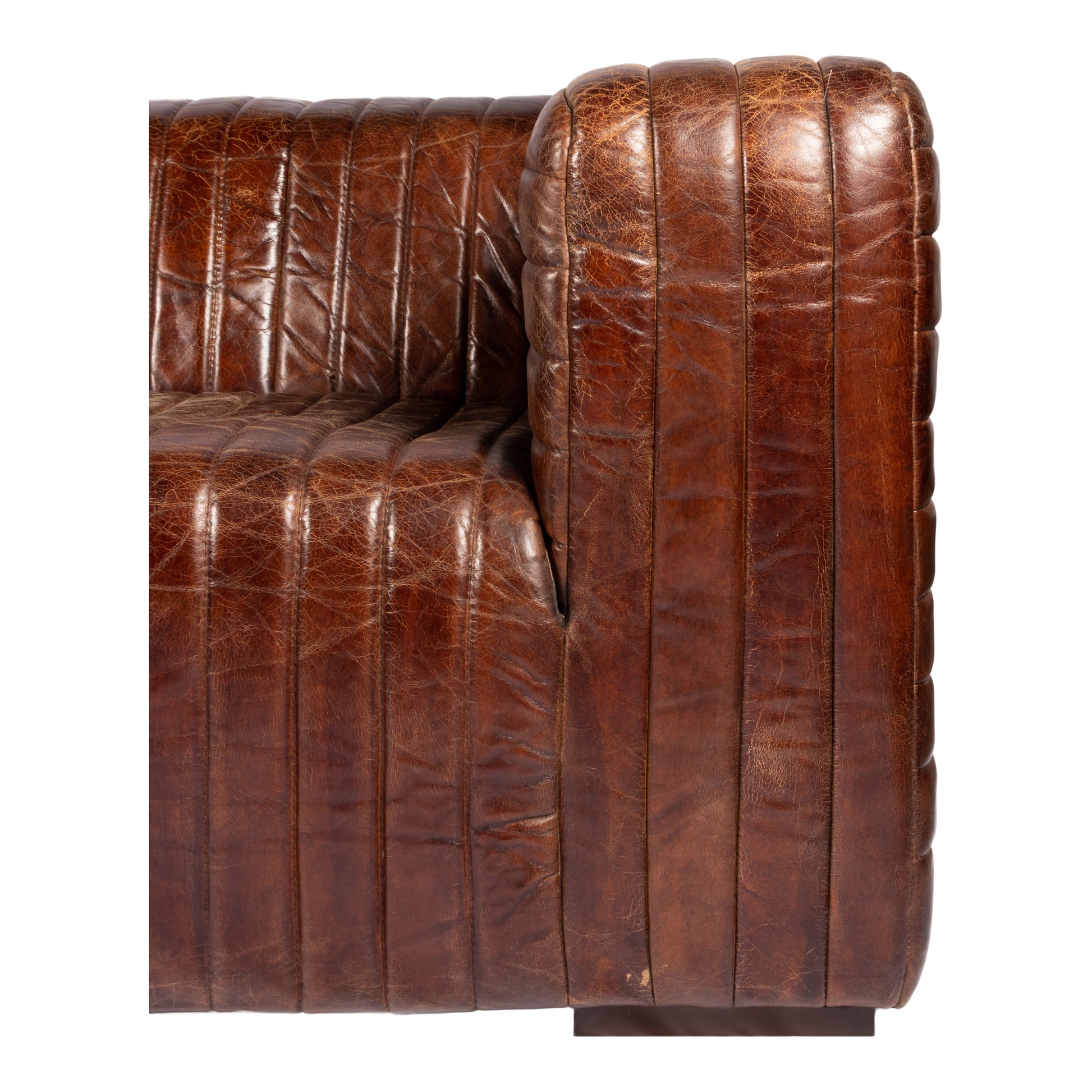 Castle Sofa Dark Brown by Moe's Home Collection - view 5