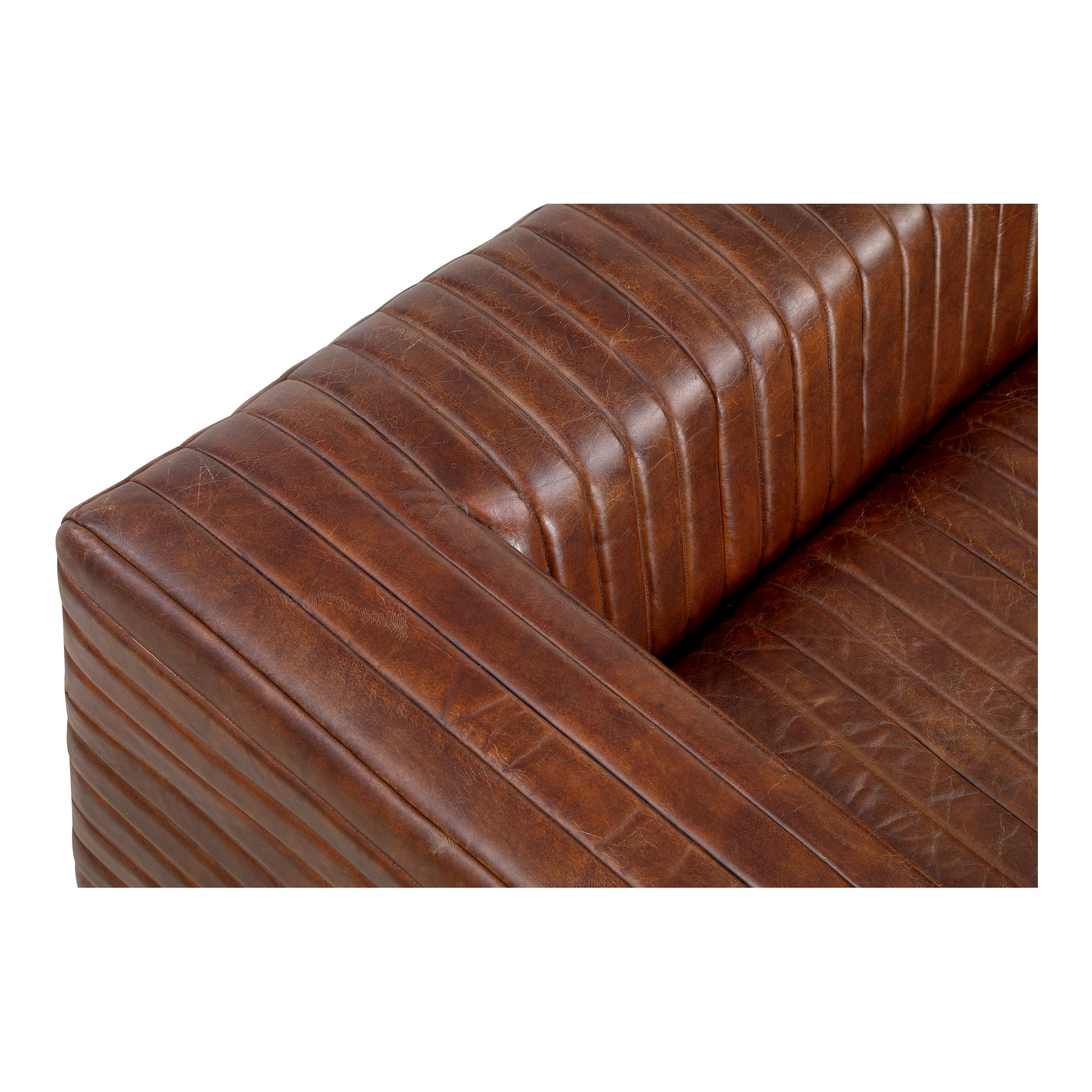 Castle Sofa Dark Brown by Moe's Home Collection - view 7