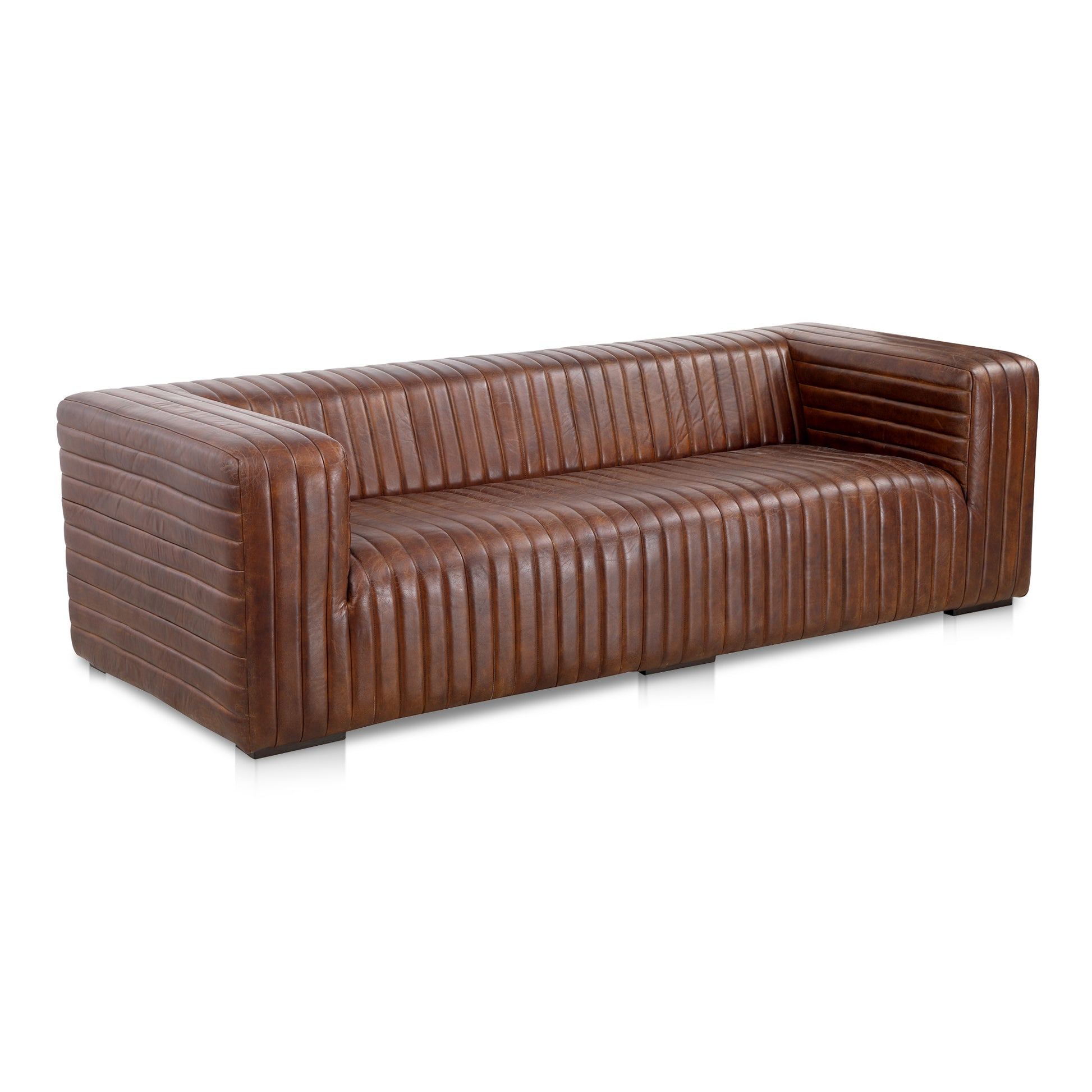 Castle Sofa Dark Brown by Moe's Home Collection - view 2