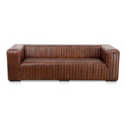 Castle Sofa Dark Brown by Moe's Home Collection