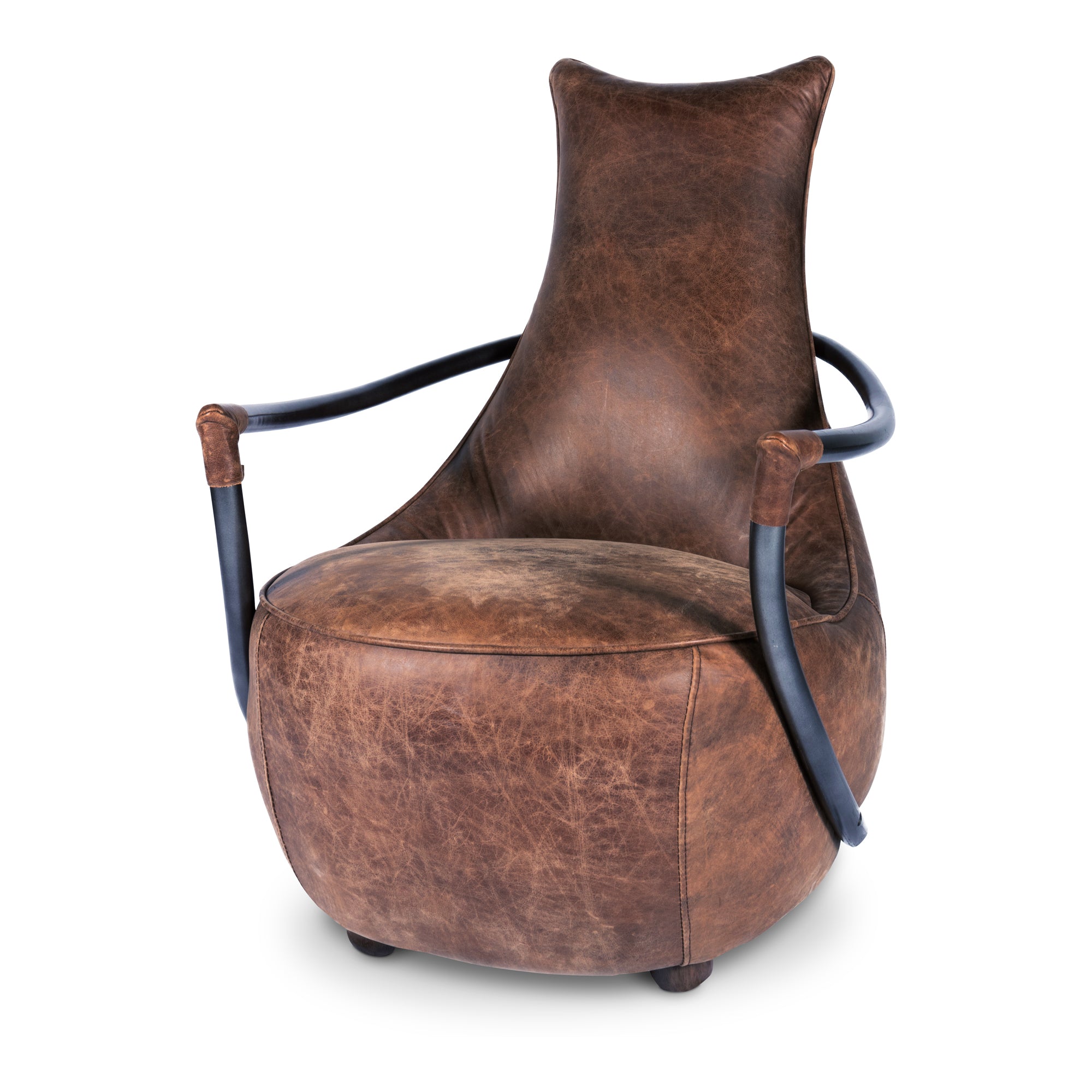 Carlisle Club Chair Brown by Moe's Home Collection - view 5