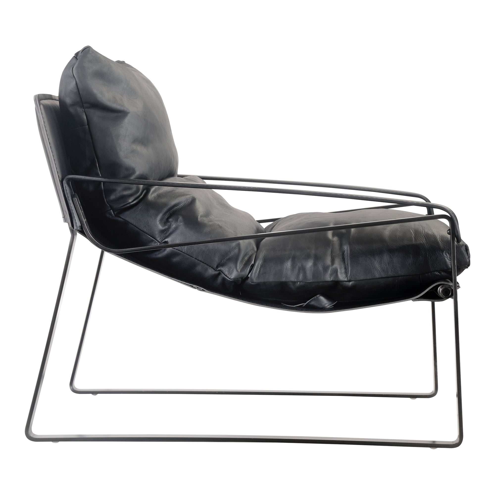 Connor Club Chair Black by Moe's Home Collection - view 3