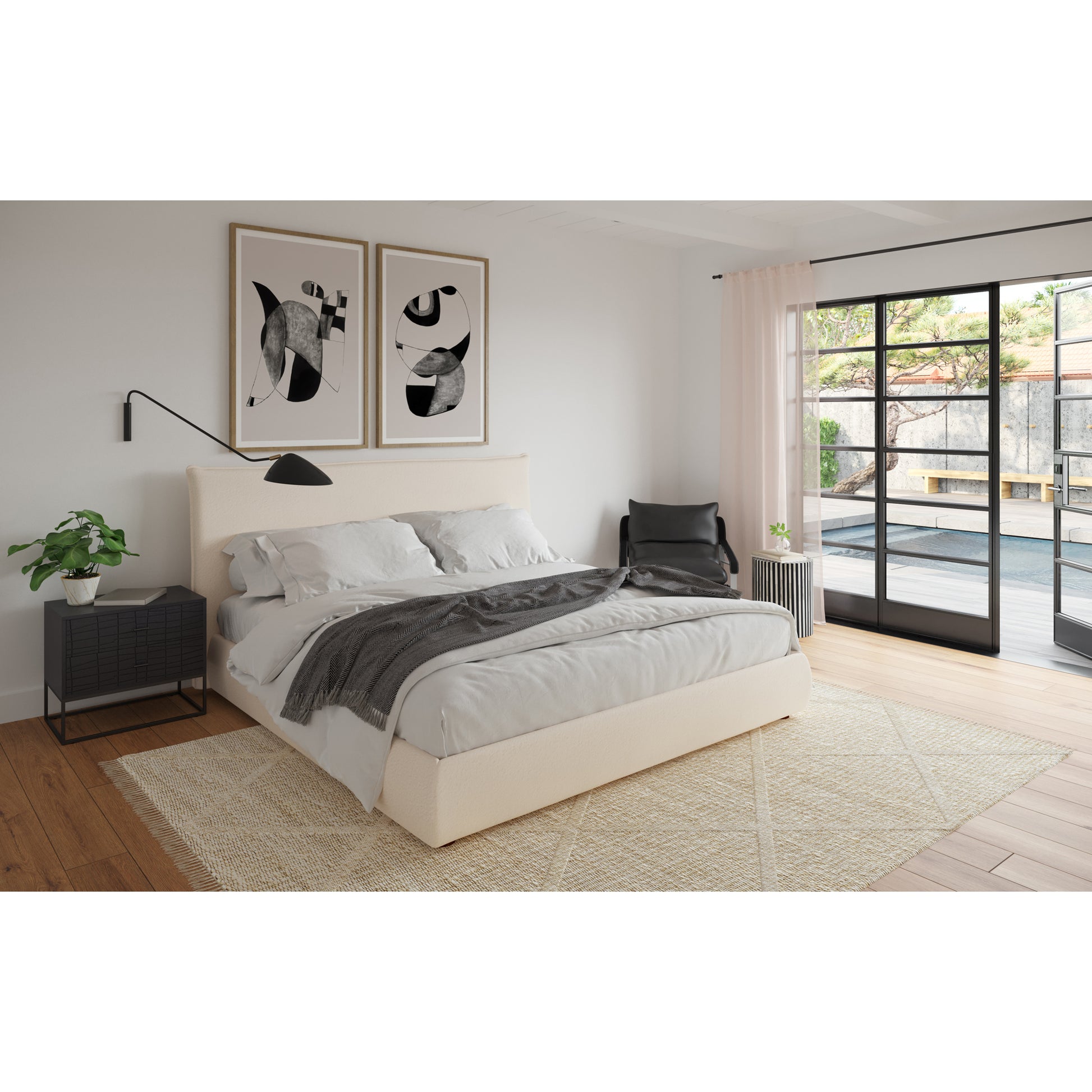 Connor Club Chair Black by Moe's Home Collection - view 10