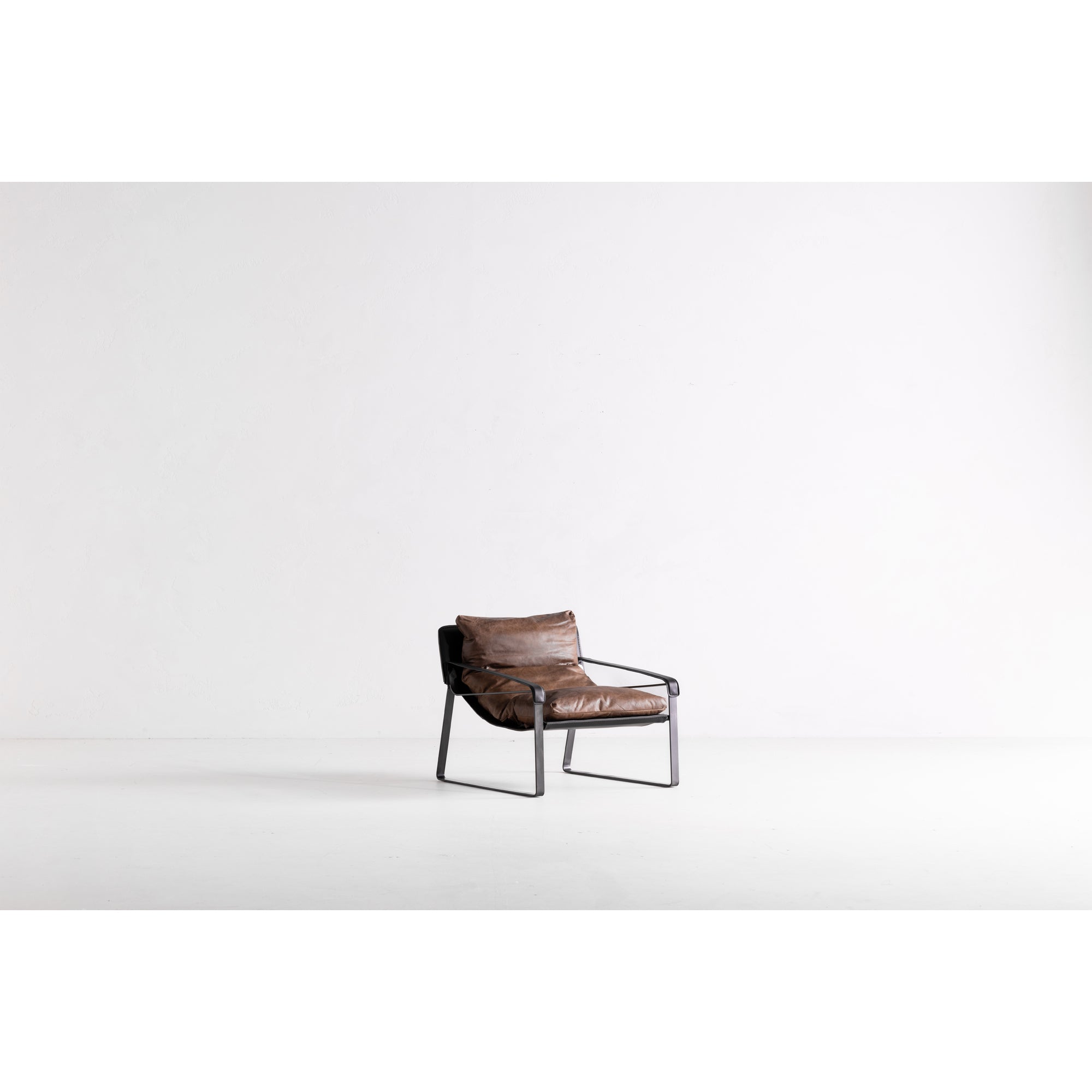 Connor Club Chair Open Road Brown Leather by Moe's Home Collection - view 9