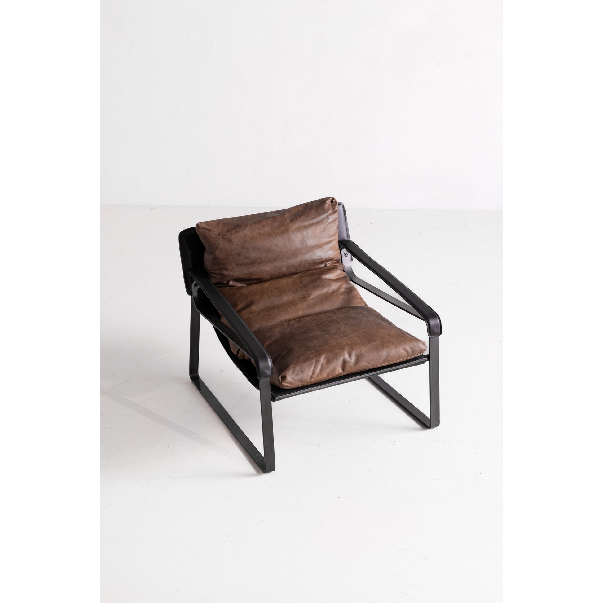 Connor Club Chair Open Road Brown Leather by Moe's Home Collection - view 10