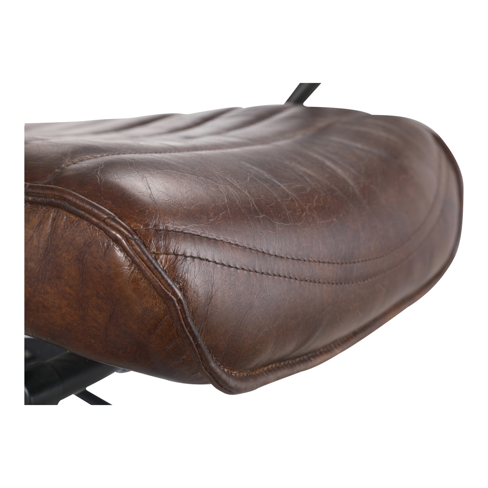 Executive Office Chair Dark Brown Leather by Moe's Home Collection - view 8