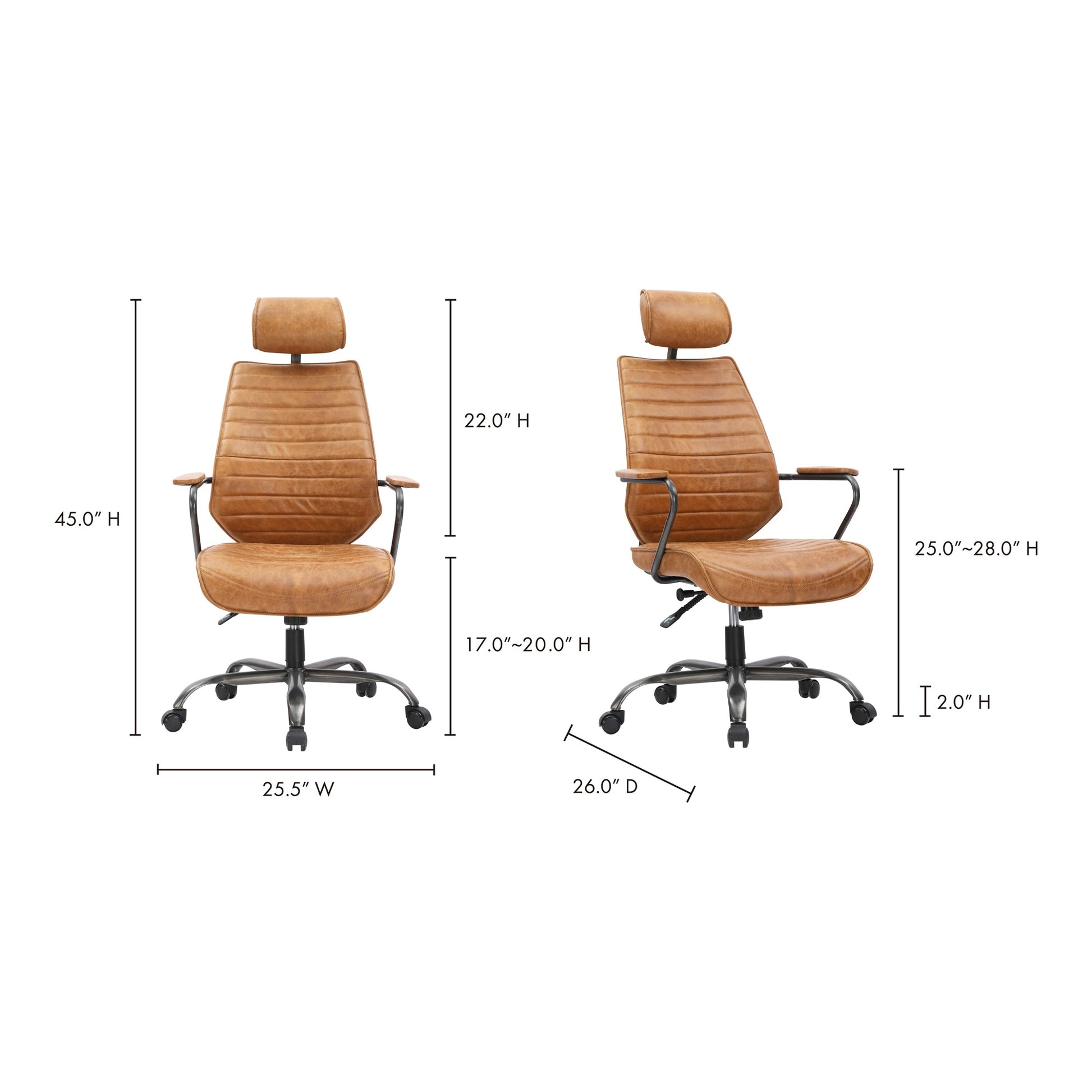 Executive Office Chair by Moe's Home Collection - view 7