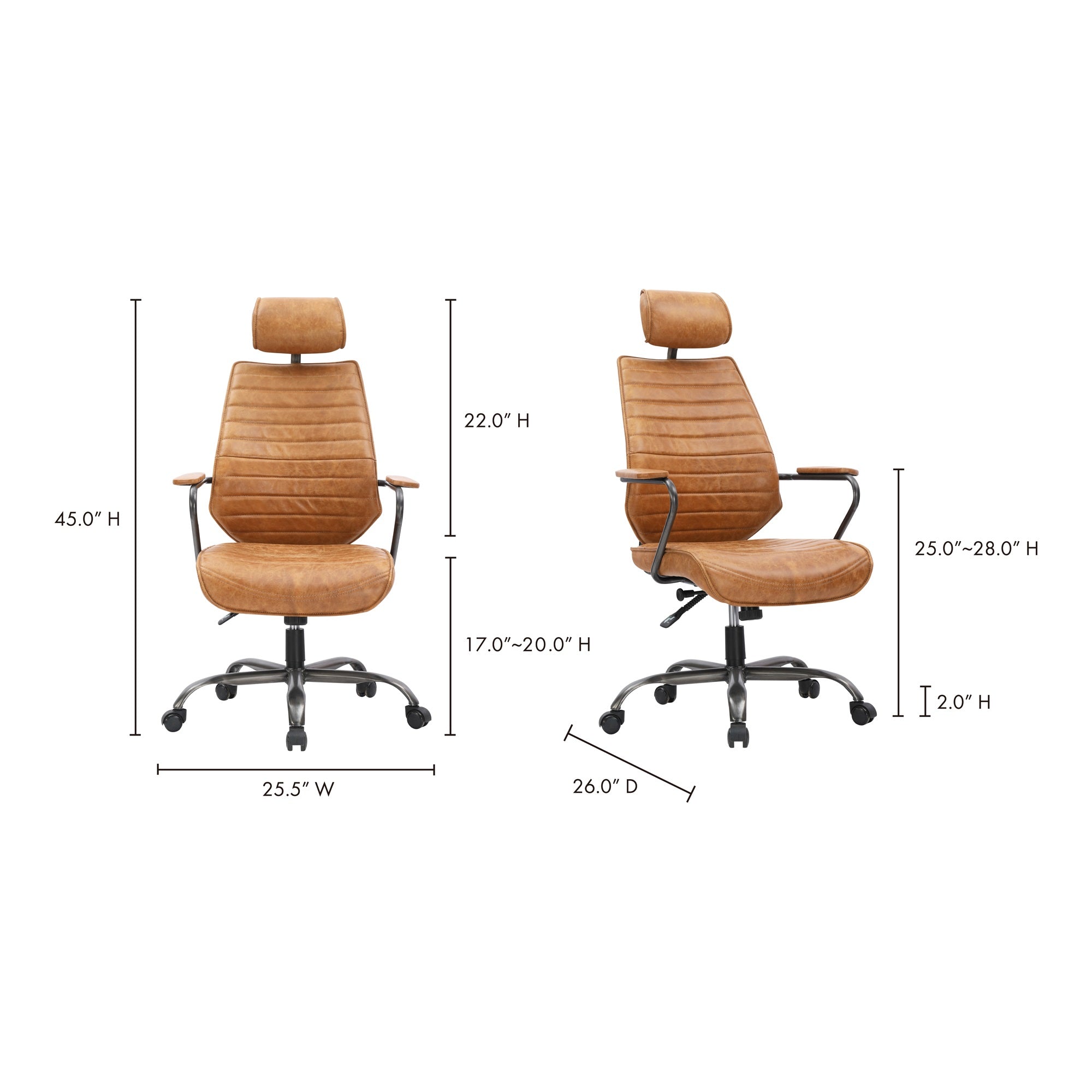Executive Office Chair by Moe's Home Collection - view 7