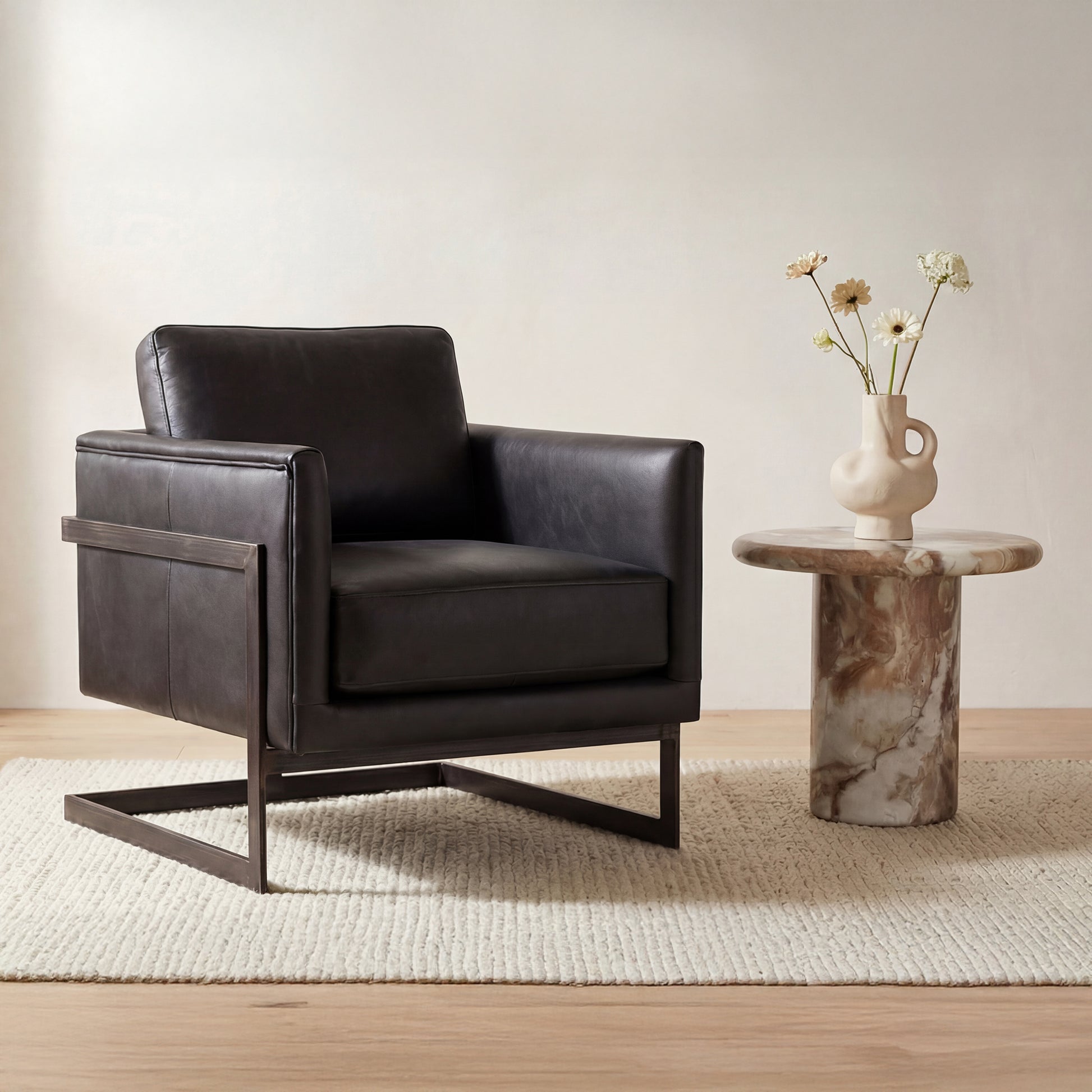 Luxley Club Chair Black by Moe's Home Collection - view 5